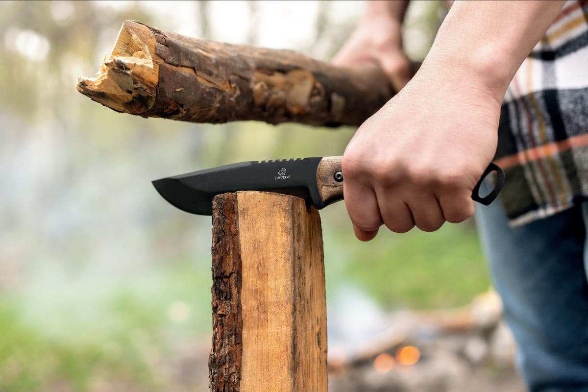 BSH4 Dusk-kit Bushcraft knivblad med skruvar