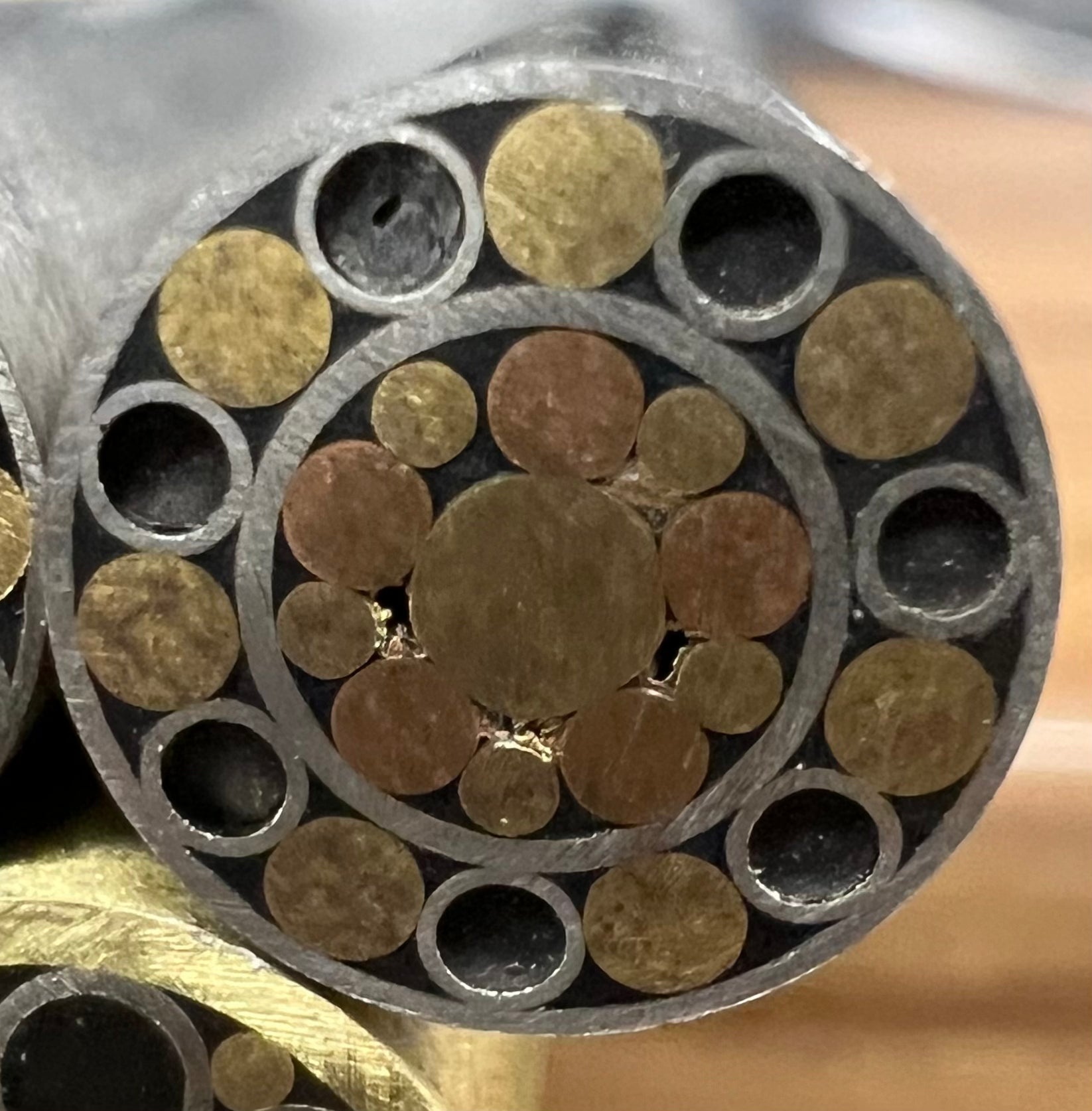Mosaic pin 9.5mm Shaft decoration