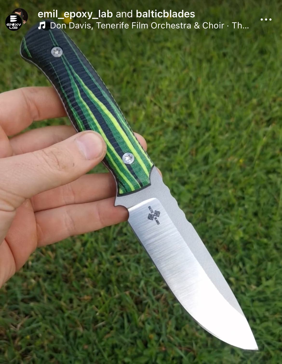 Micarta Matrix Flame (set of 2 plates)