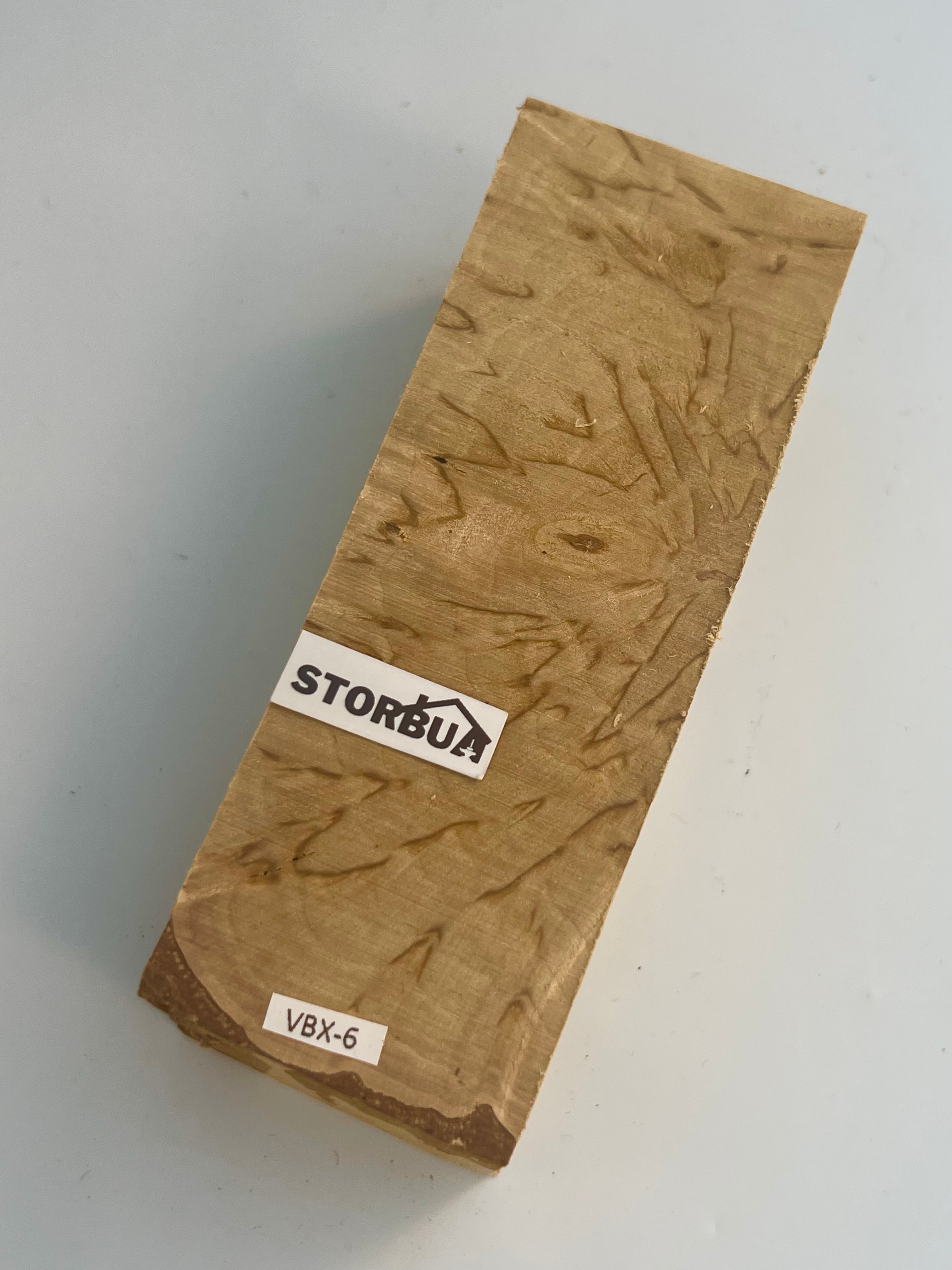 Valbjørk Masur birch VBX-6; 33x42x117mm