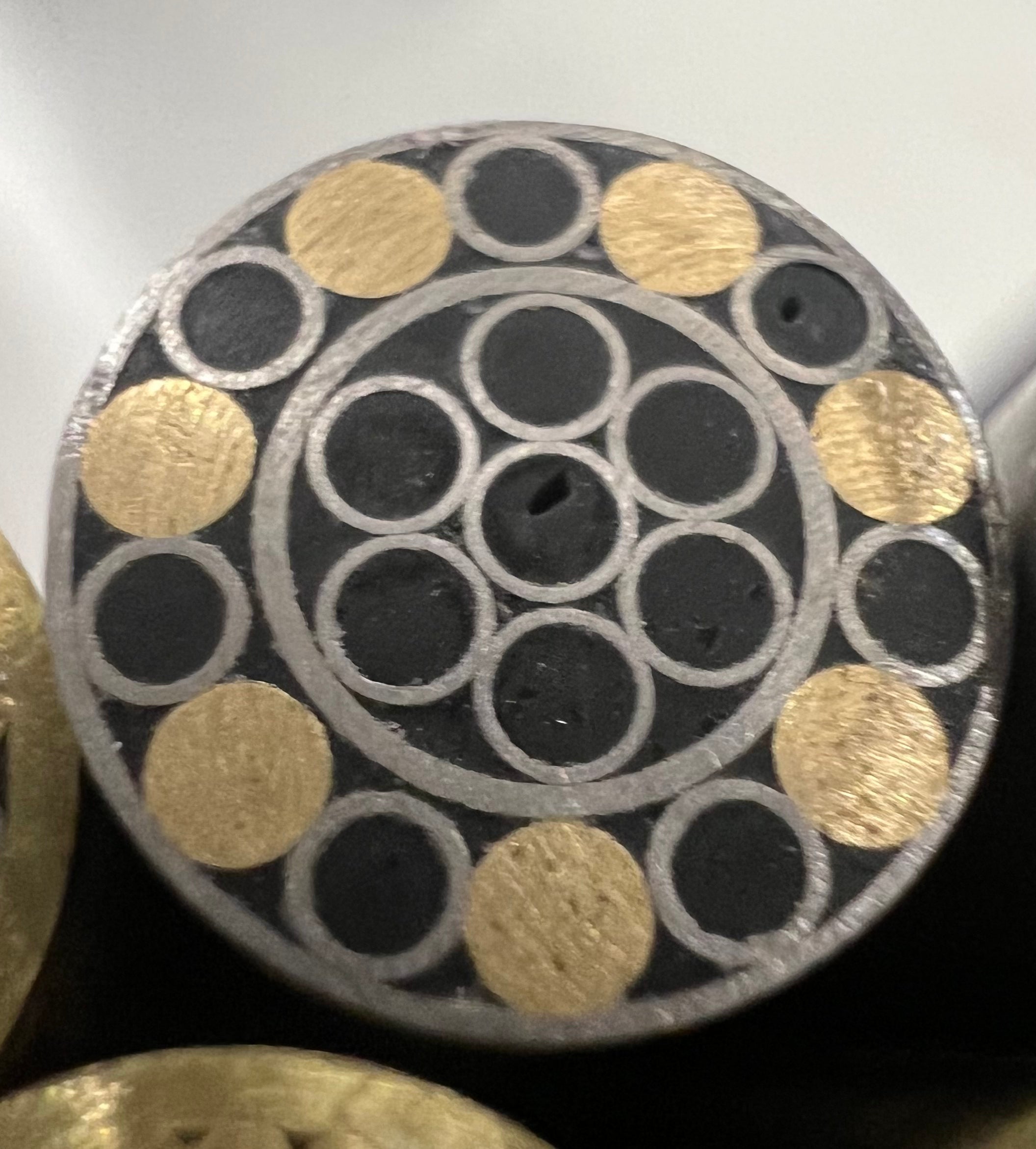 Mosaic pin 9.5mm Shaft decoration