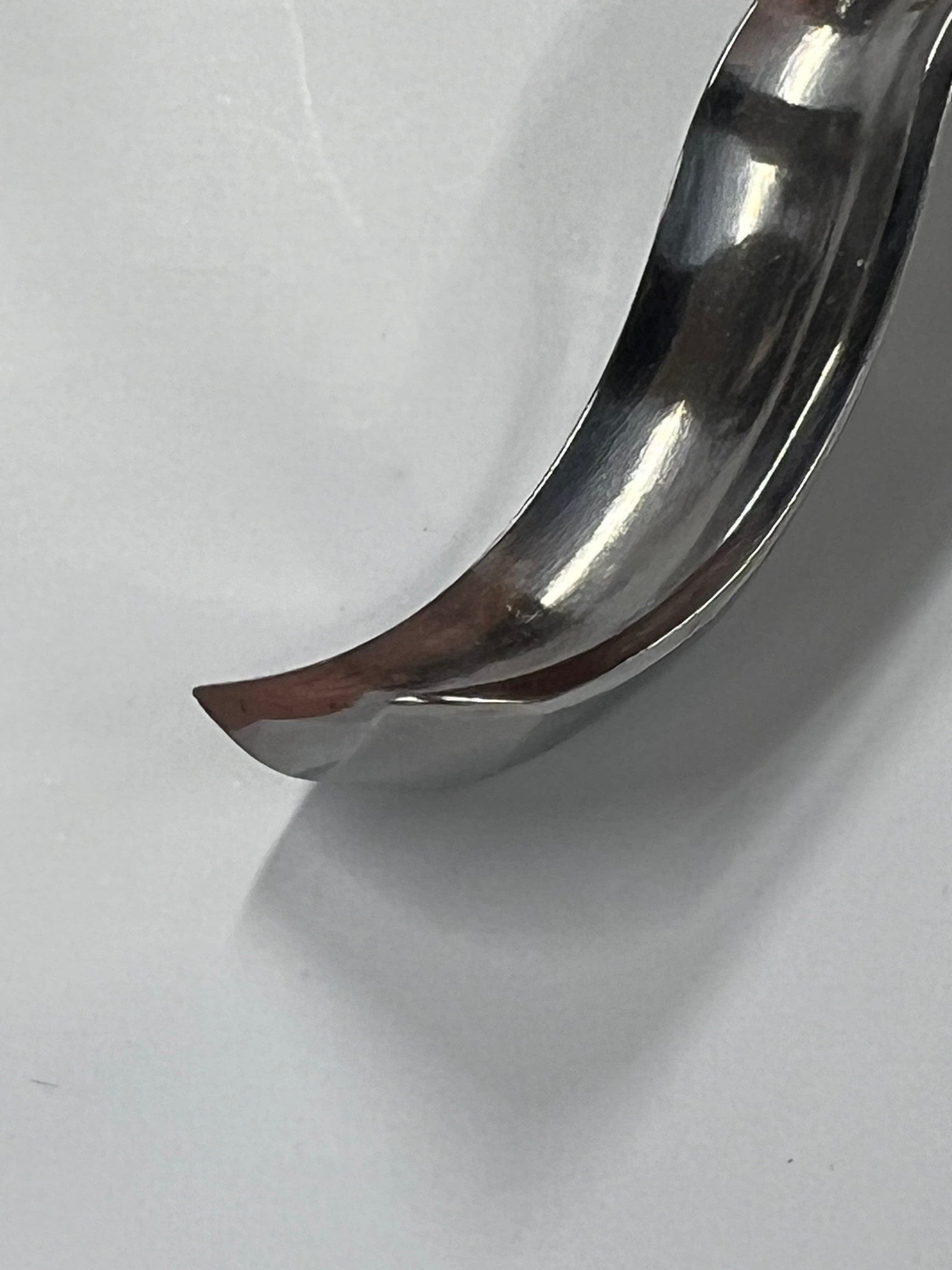 Wood carving iron 80x14mm bent rounded chisel K8A/14
