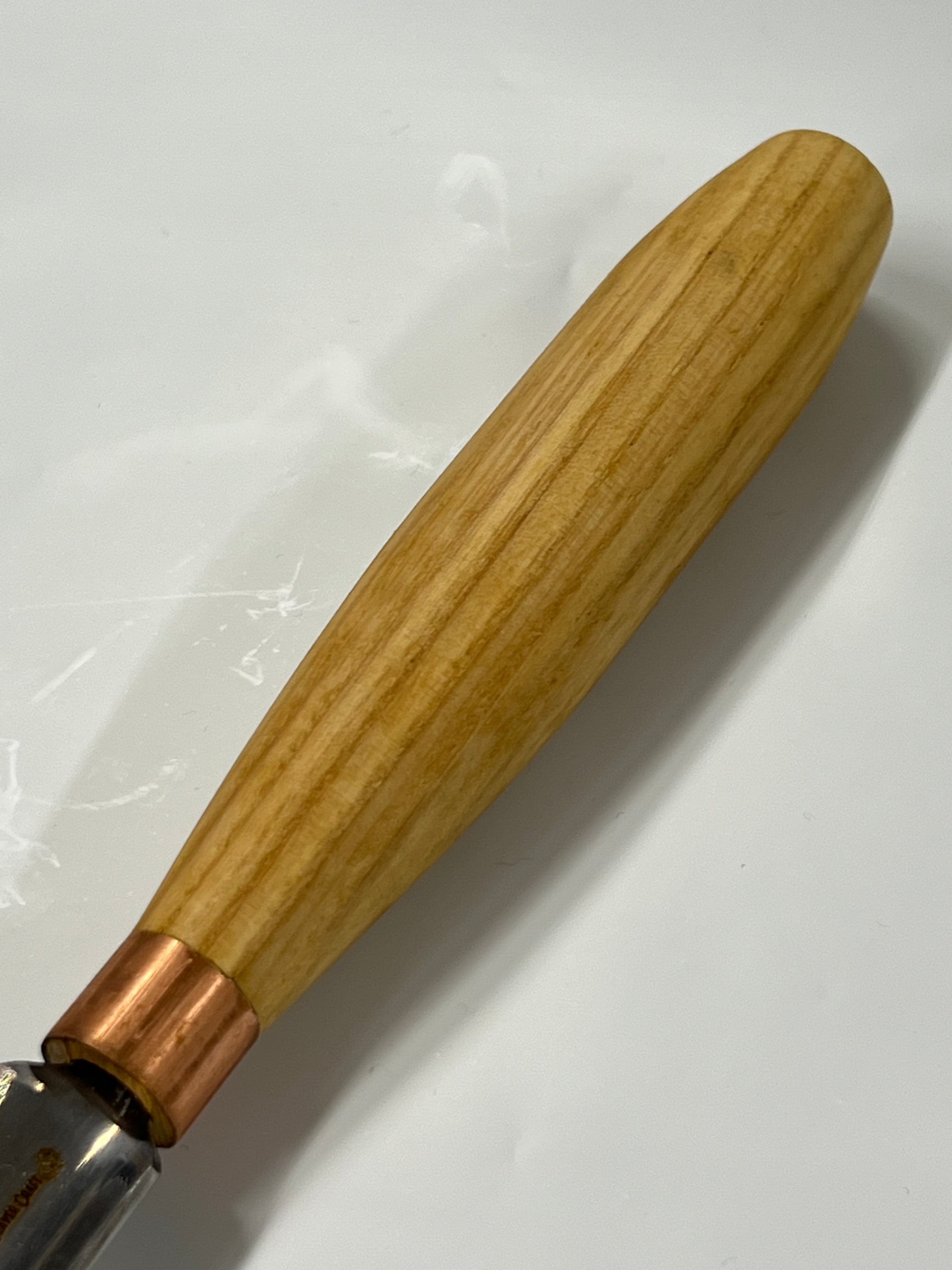 Wood carving iron 80x14mm bent rounded chisel K8A/14
