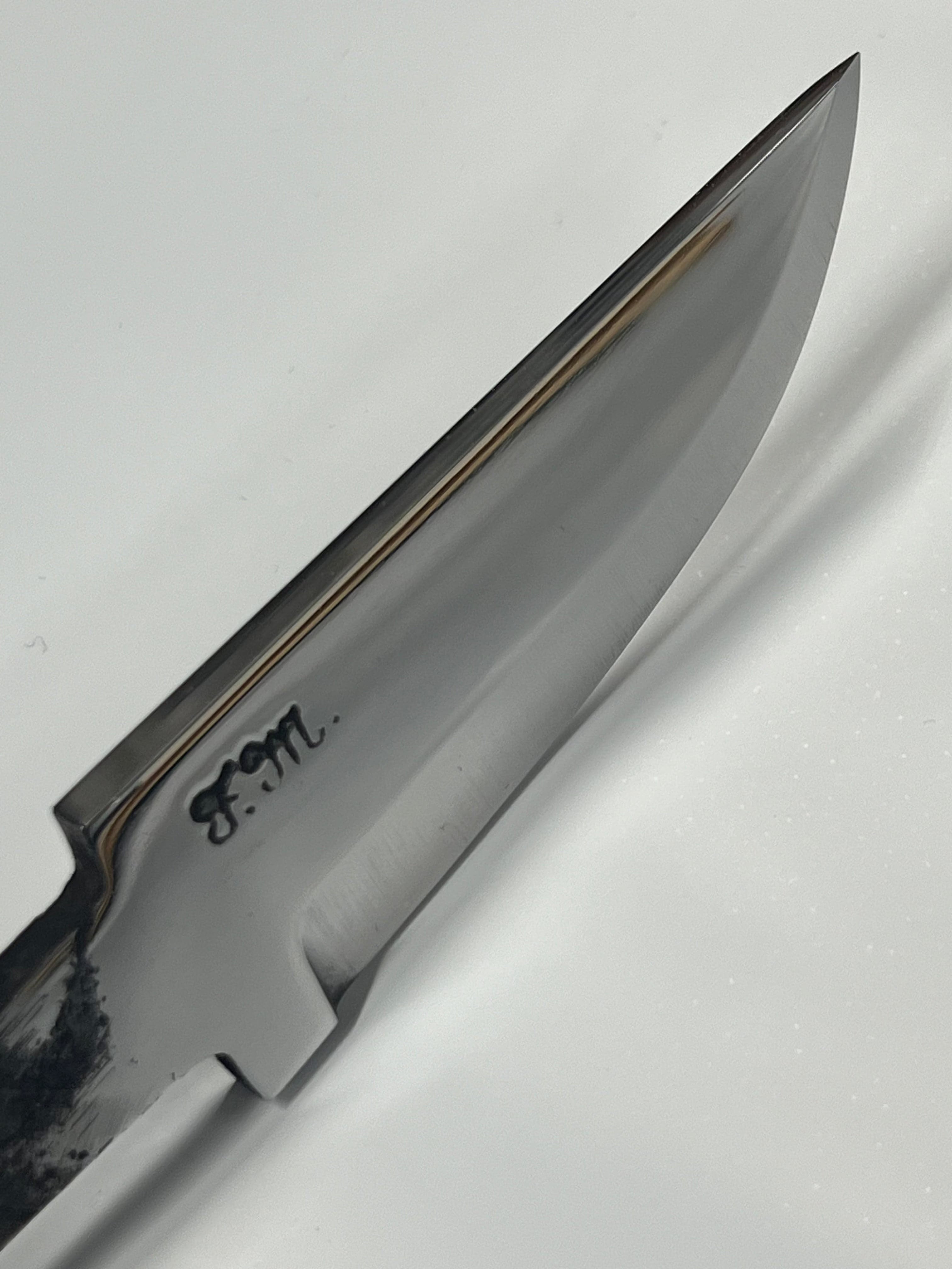Handsmidet knivblad Frode Misund 65mm