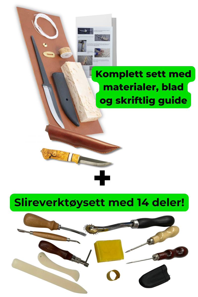 Knivtillverkningssats för nybörjare: Allt du behöver för att tillverka din egen specialkniv