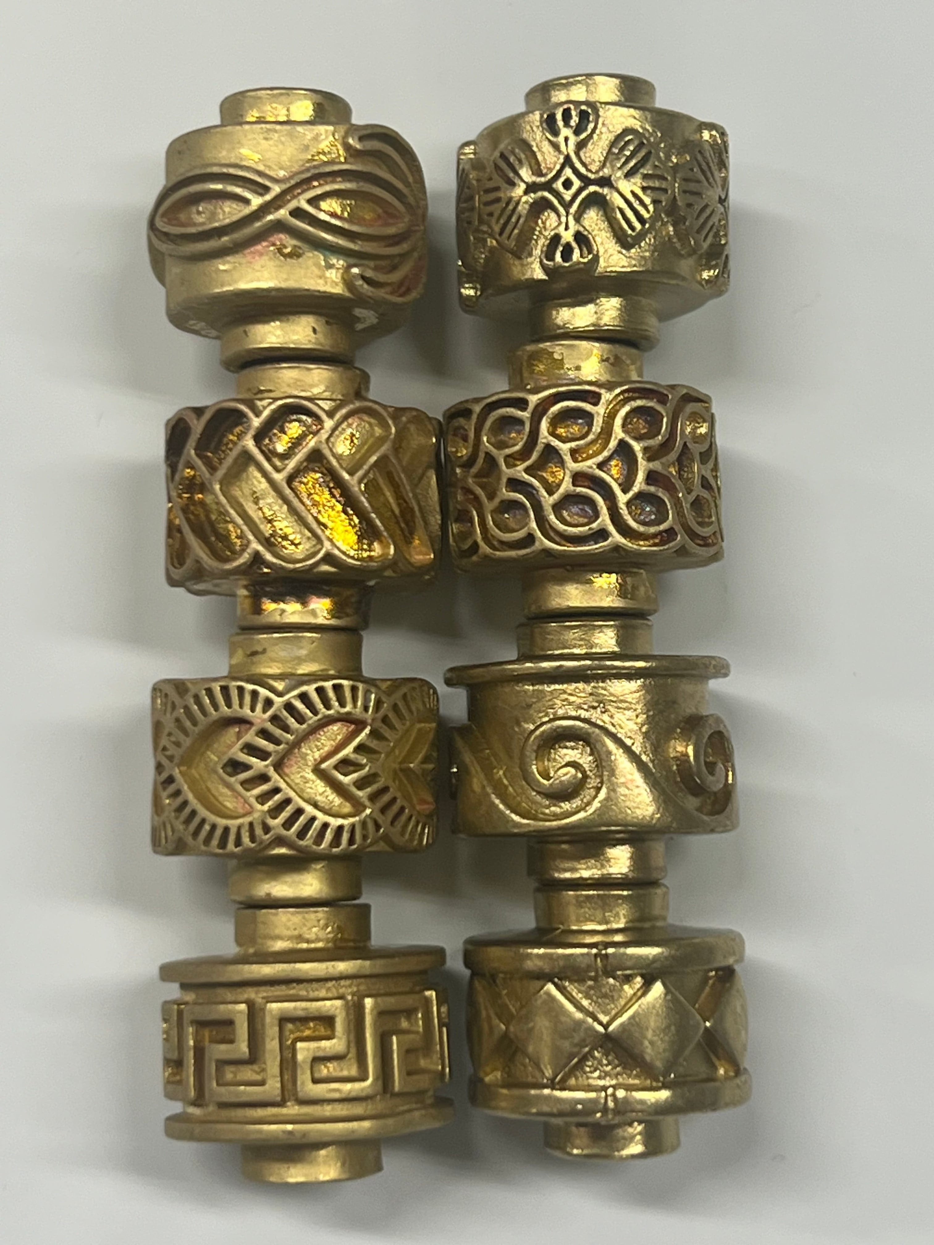 Craftplus® massiv mässings-präglingshjul för läder
