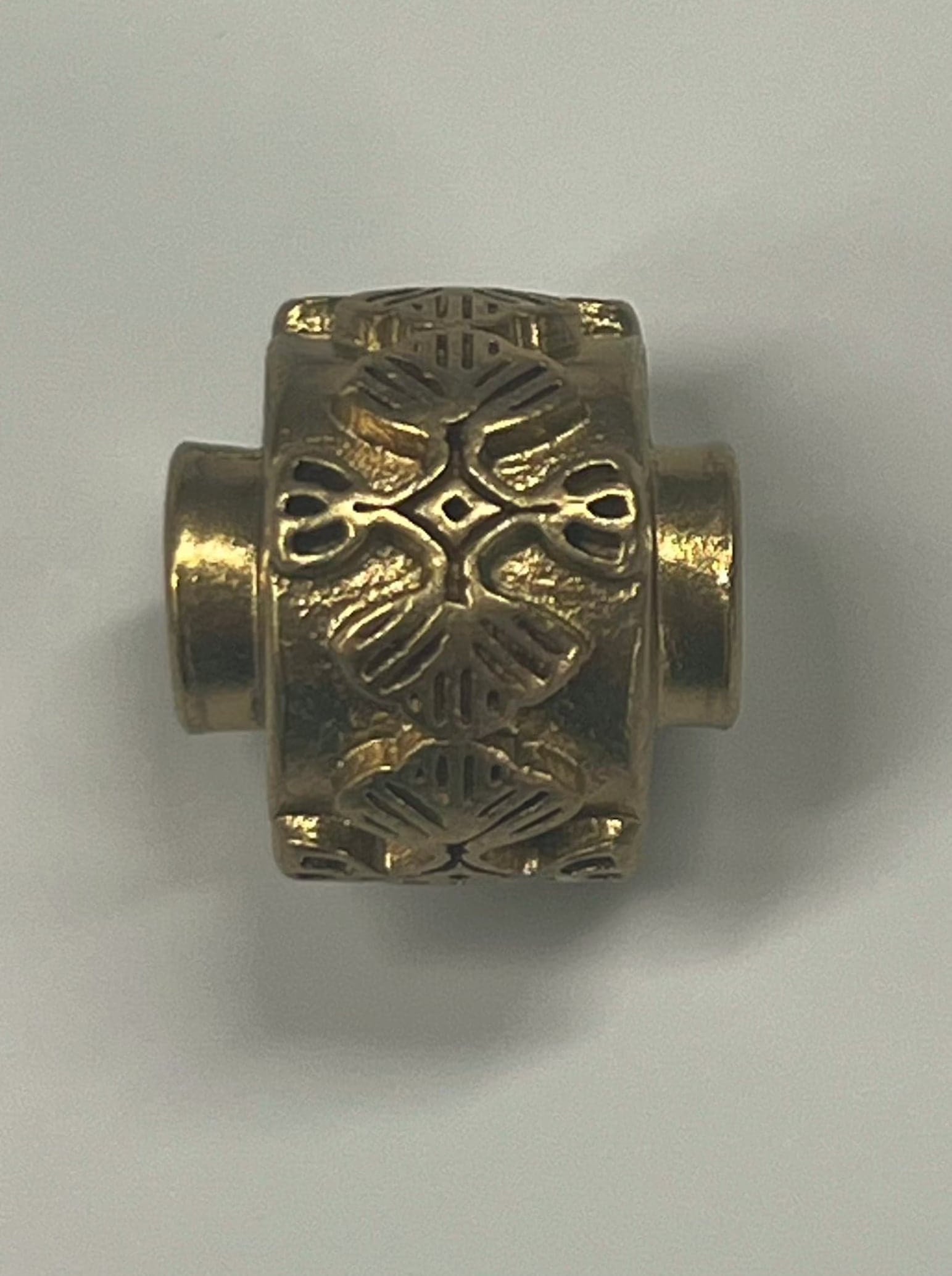 Craftplus® massiv mässings-präglingshjul för läder