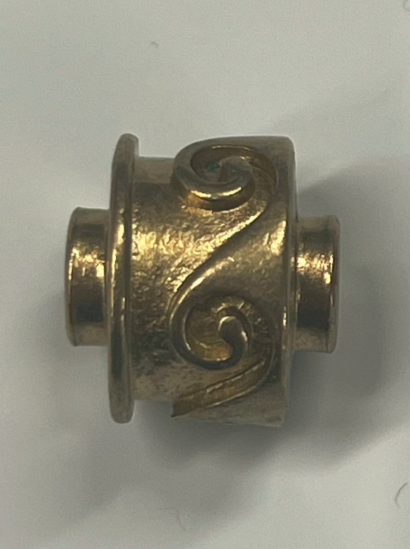 Craftplus® massiv mässings-präglingshjul för läder
