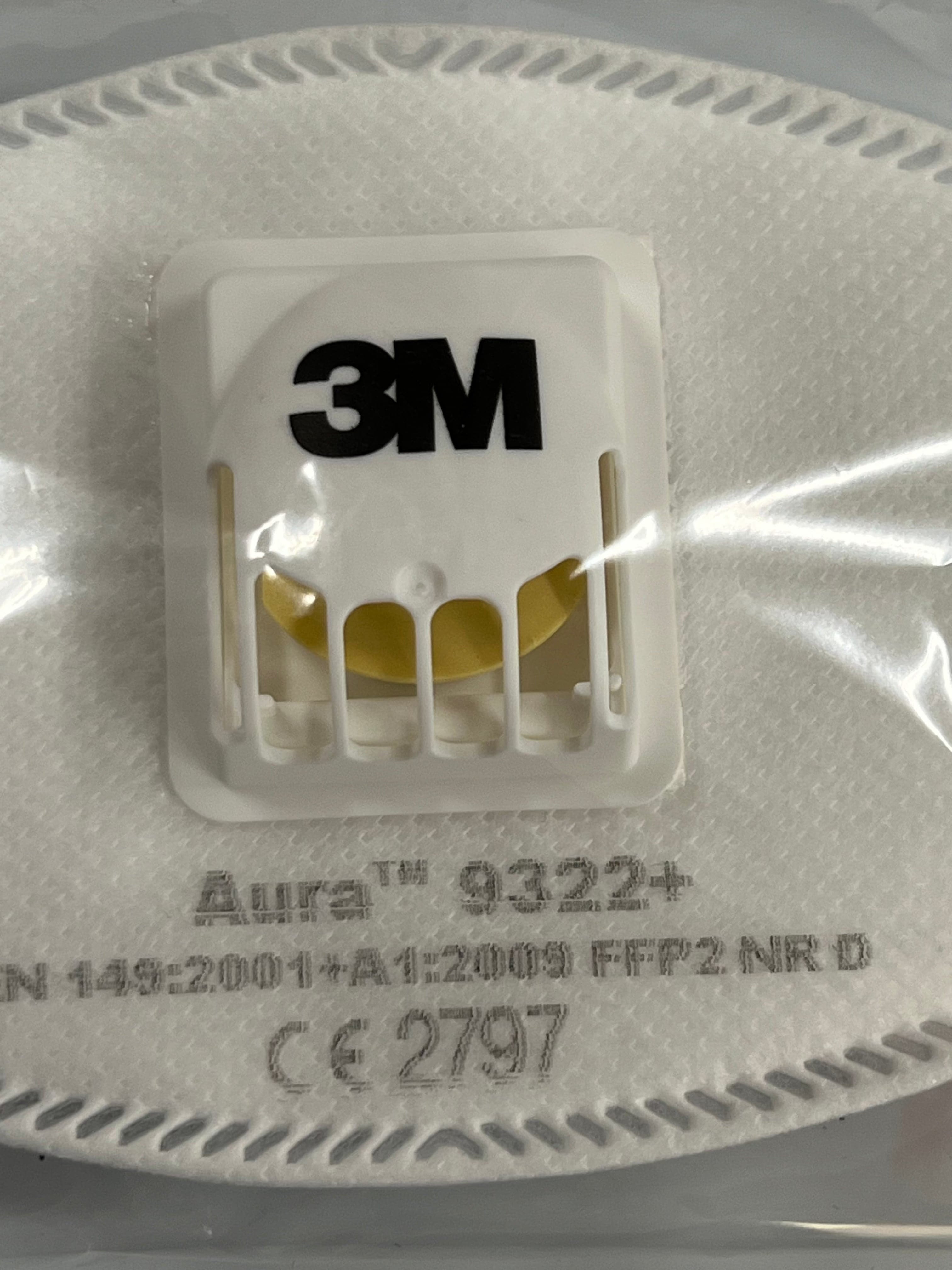 3M Aura partikelmasker med ventil