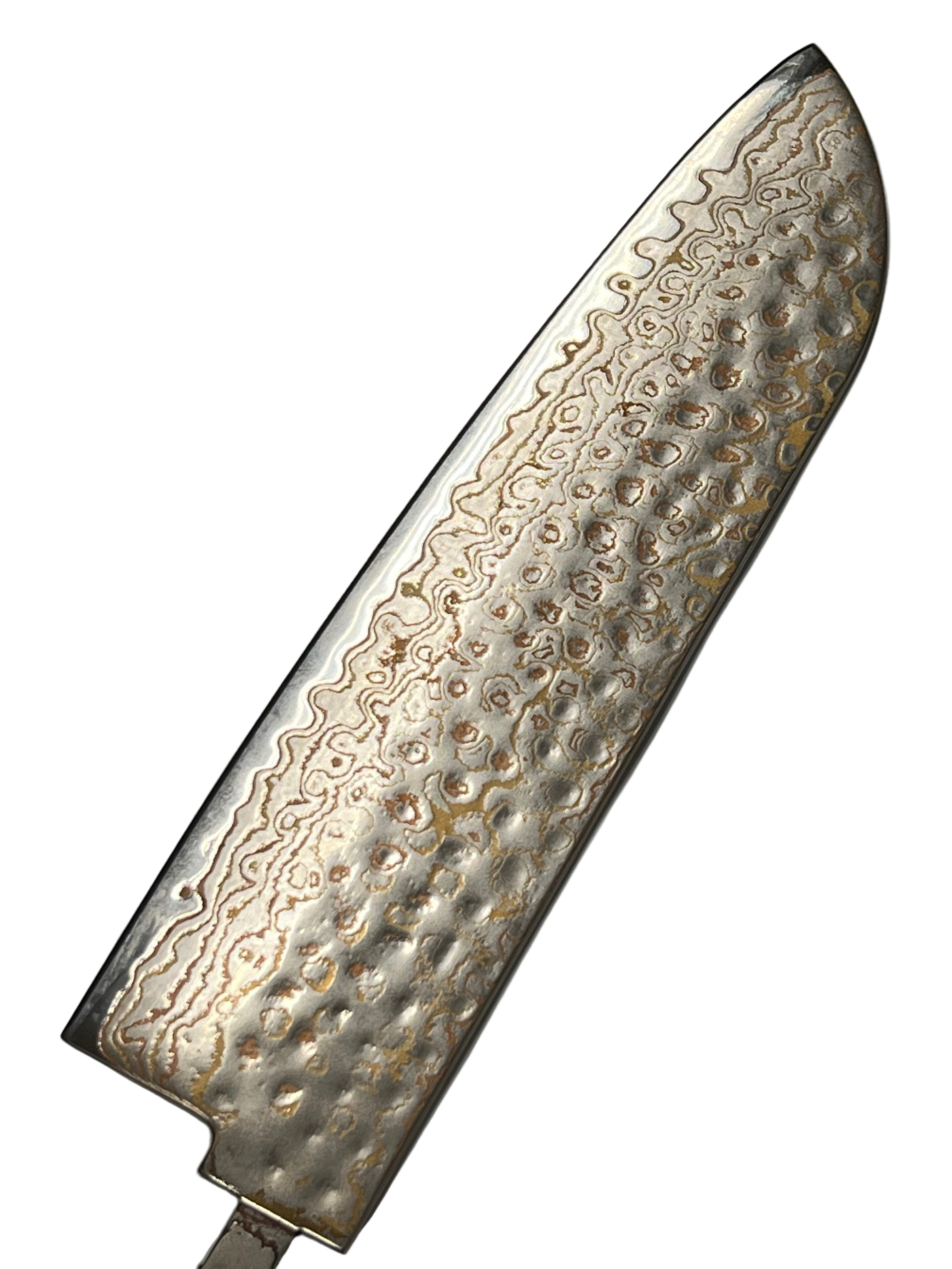 Santoku 200mm rostfritt koppar Damaskus
