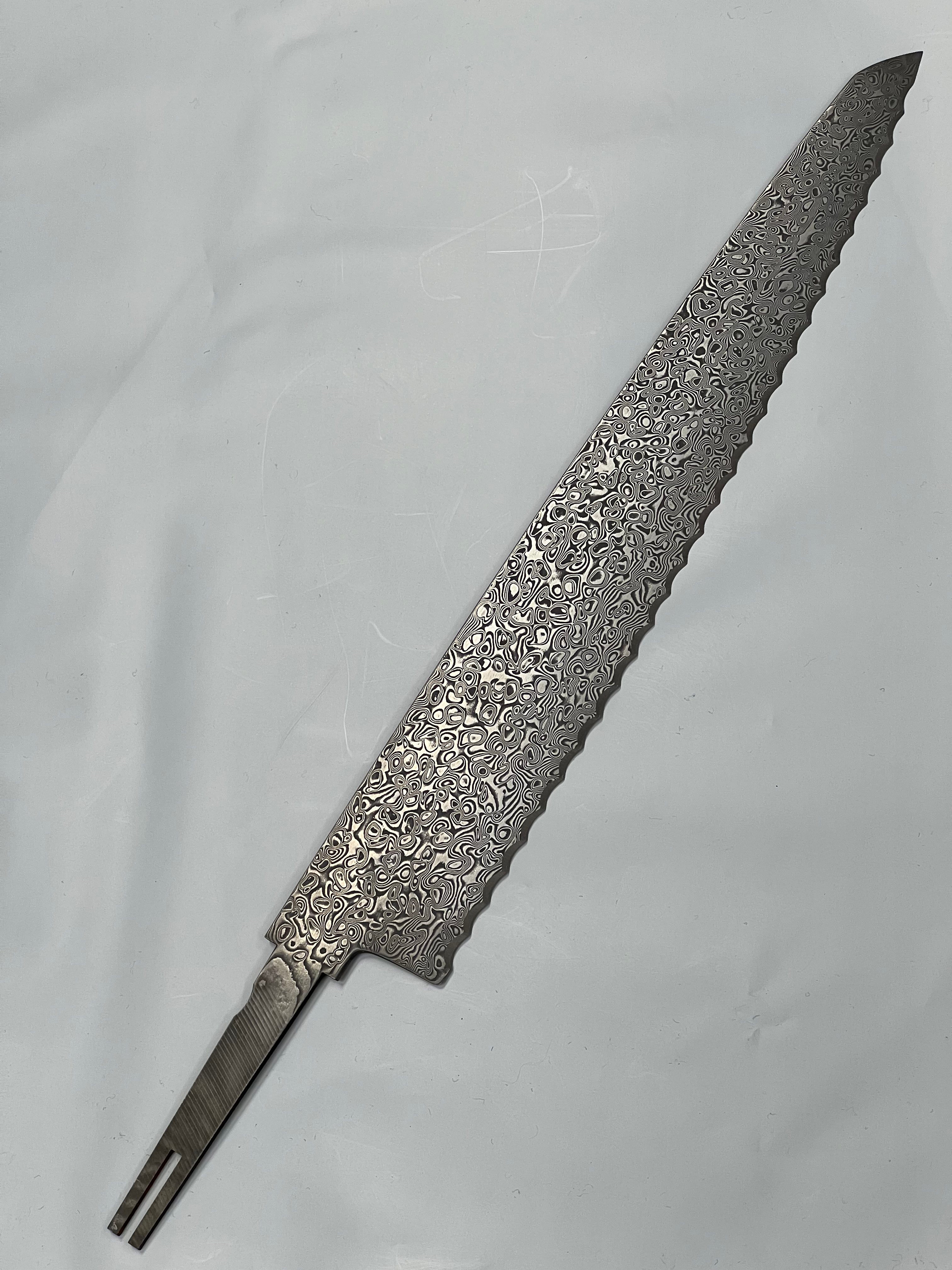 Damask skandinavisk kökskniv