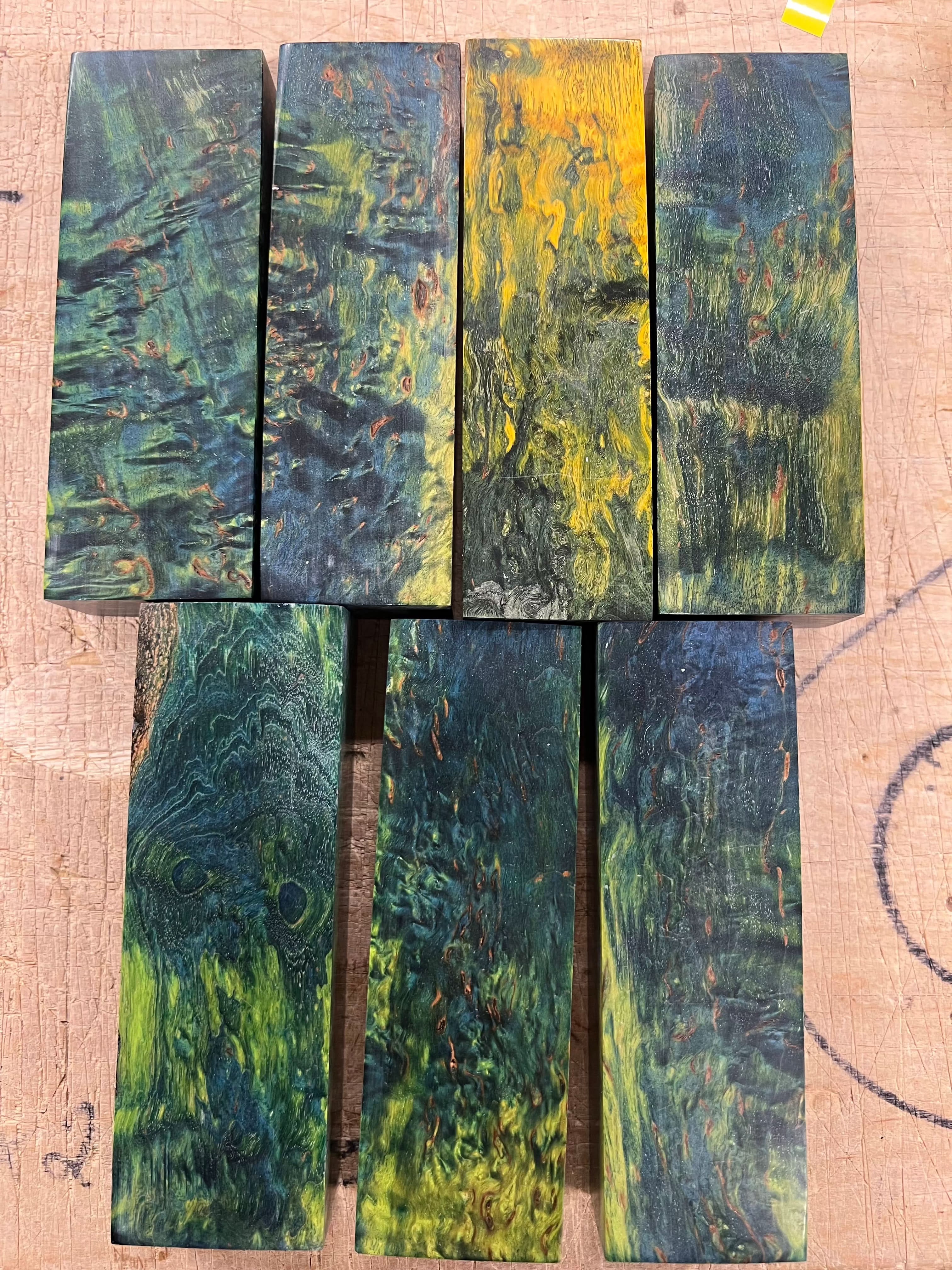 Masurian Birch Karelian Green (Stabilized) B-83