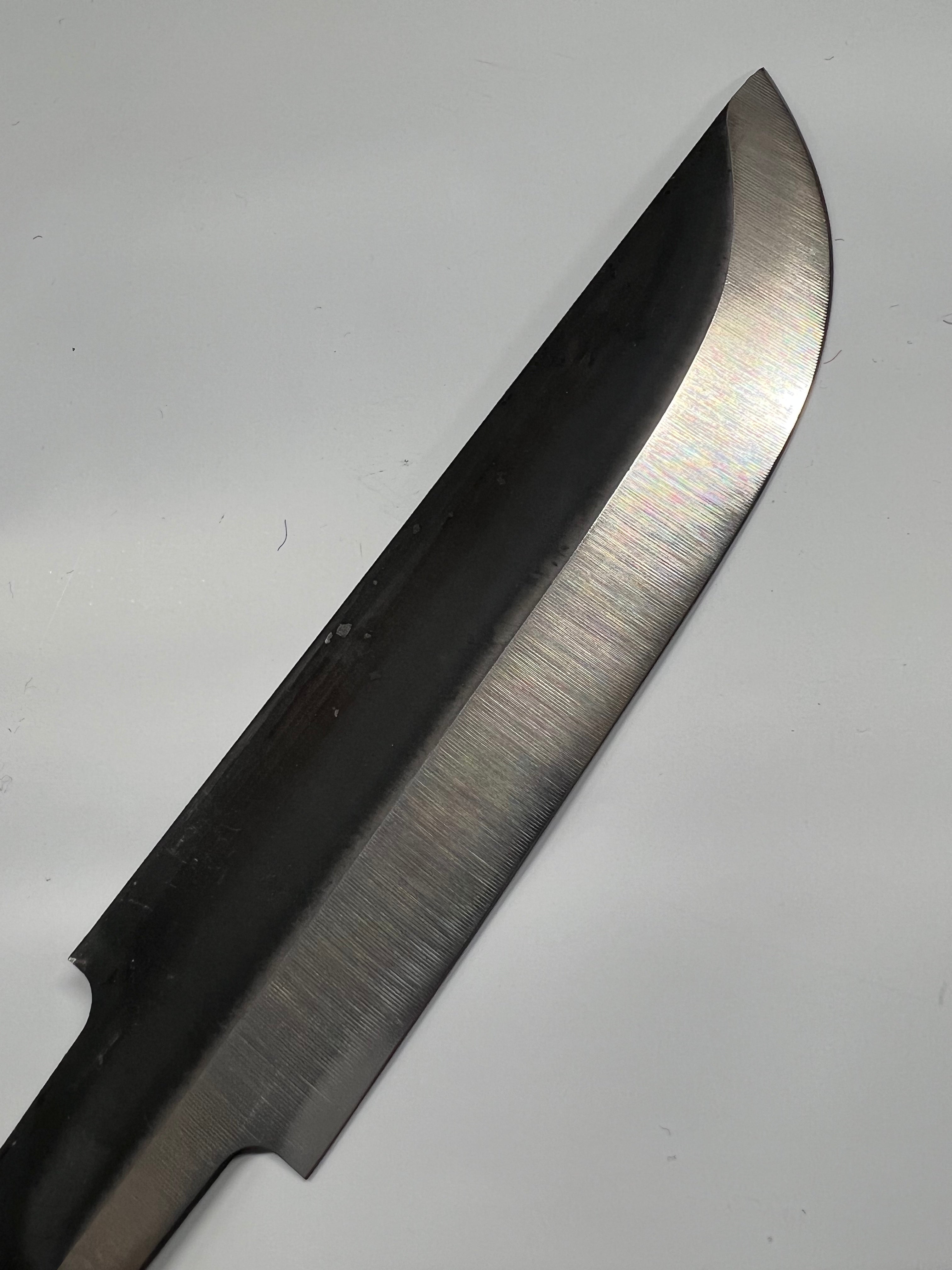120 mm Leuku-knivblad utan ricasso