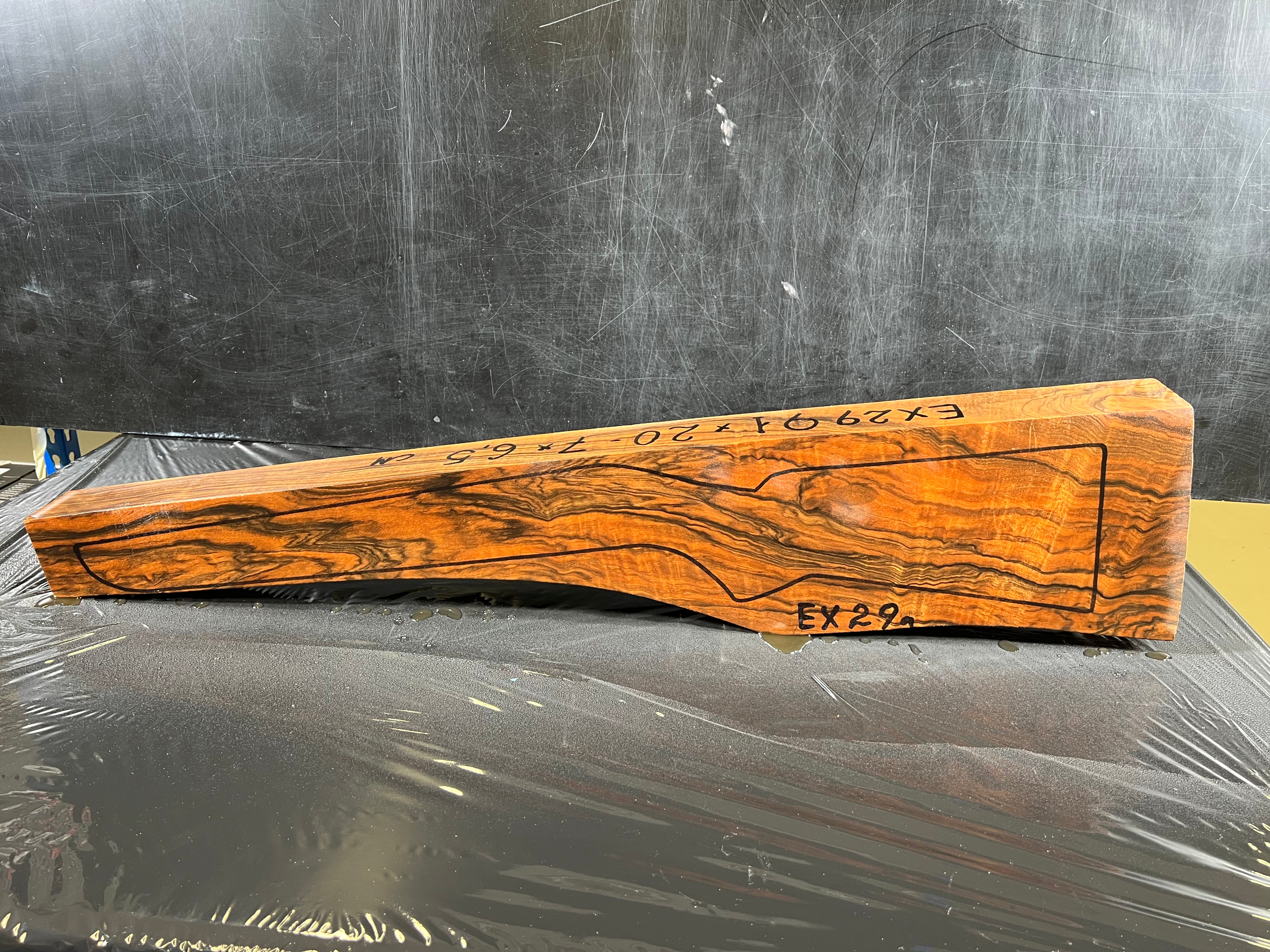 Rifle Stock Blank Turkish Walnut Grade Exhibition EX29