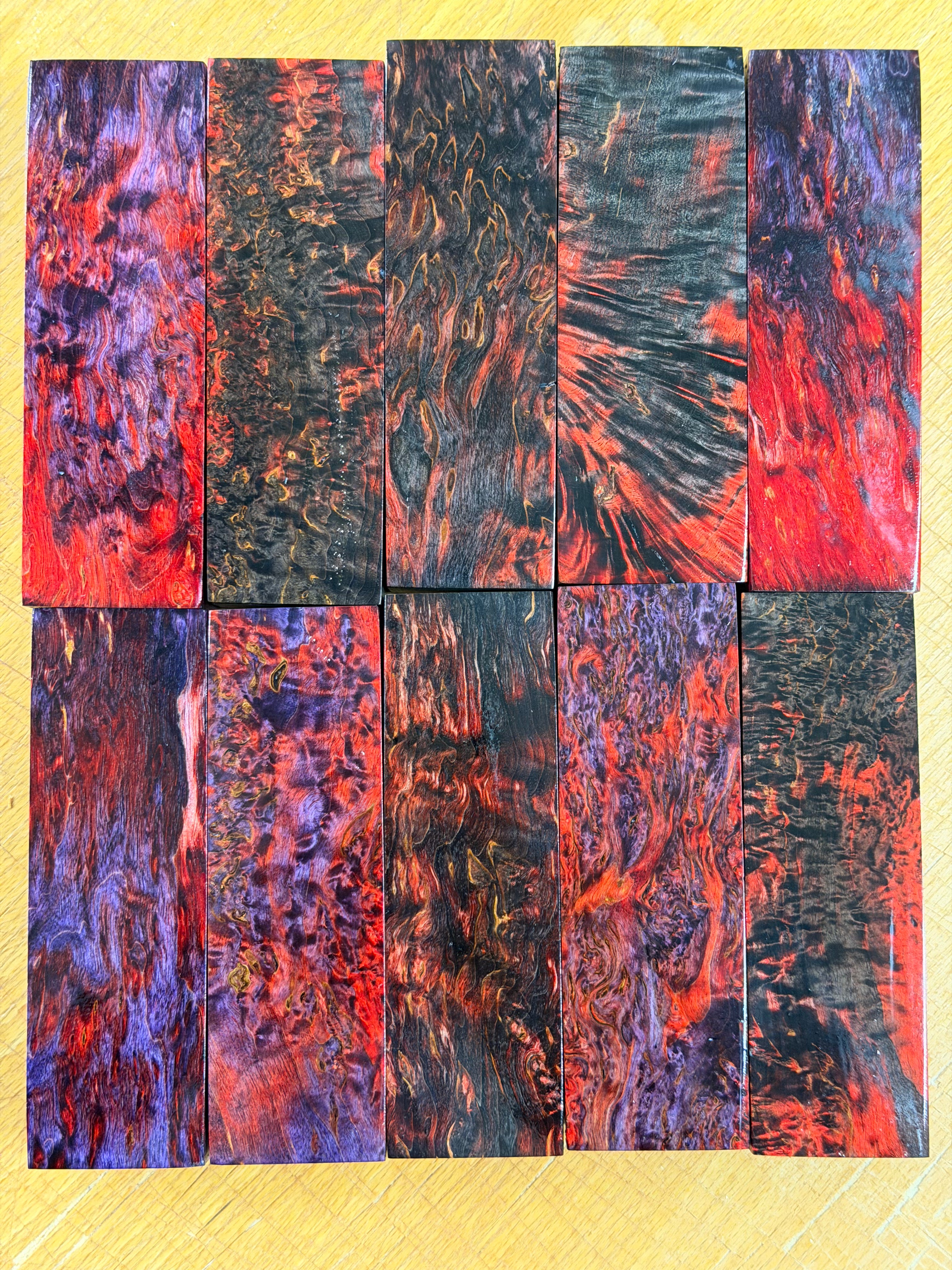 Masurian Birch Karelian Red Black (Stabilized)