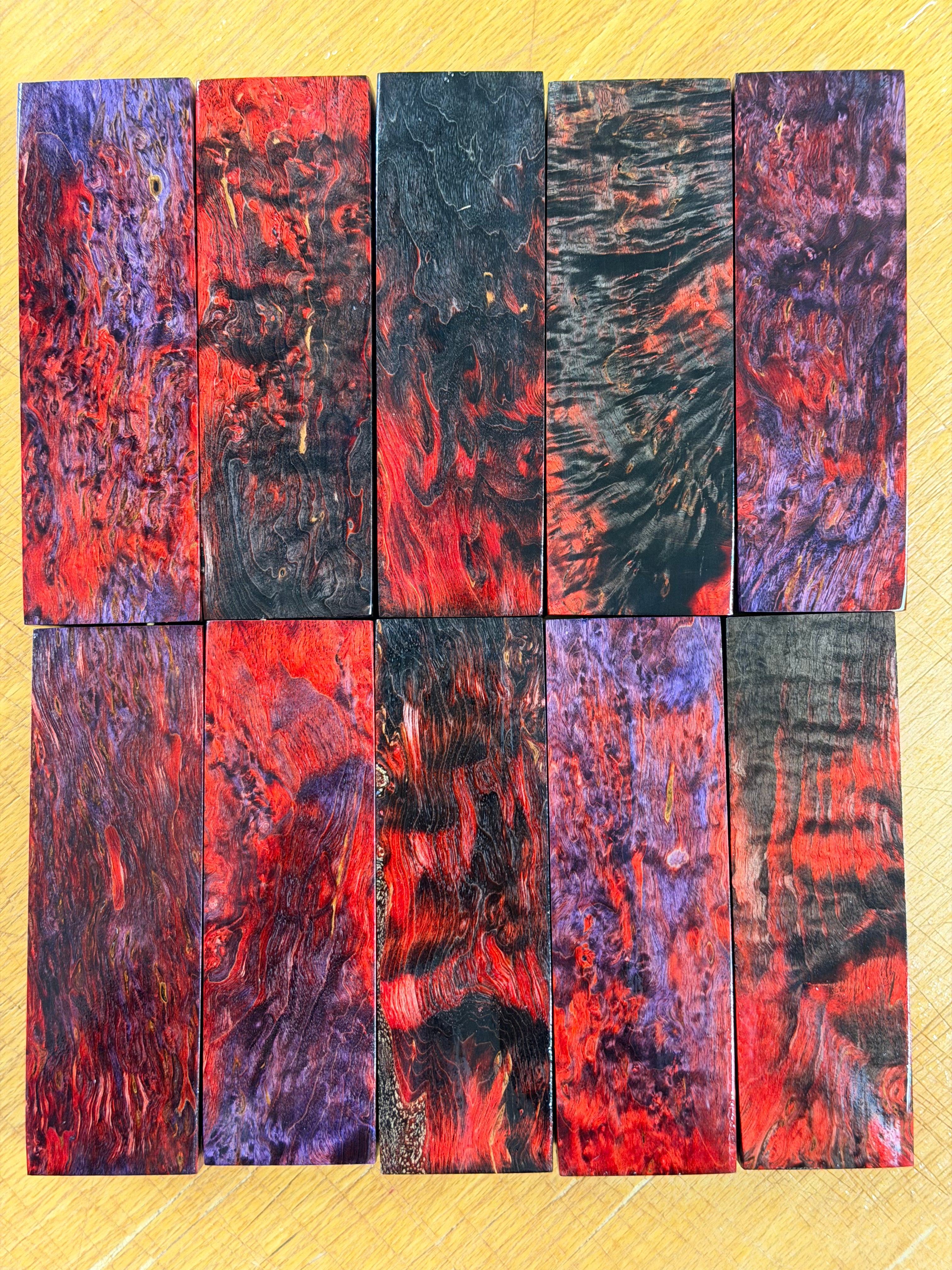 Masurian Birch Karelian Red Black (Stabilized)