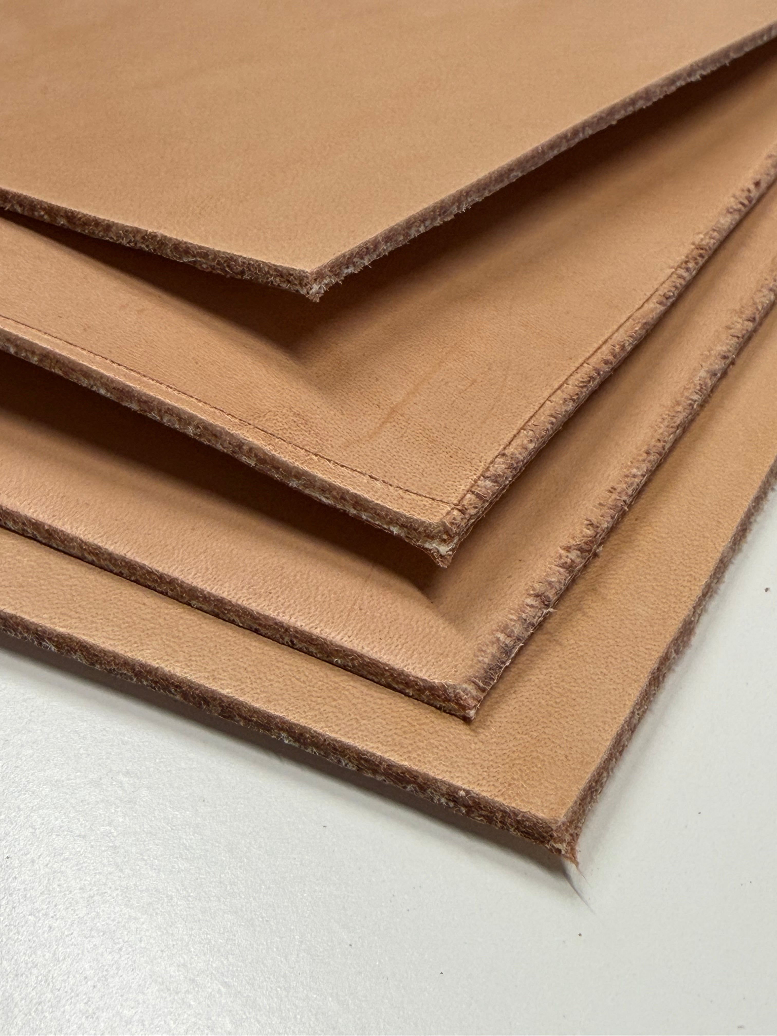 Läder för att göra knivslidor: rårand, slidläder och stropläder/upphängningsläder