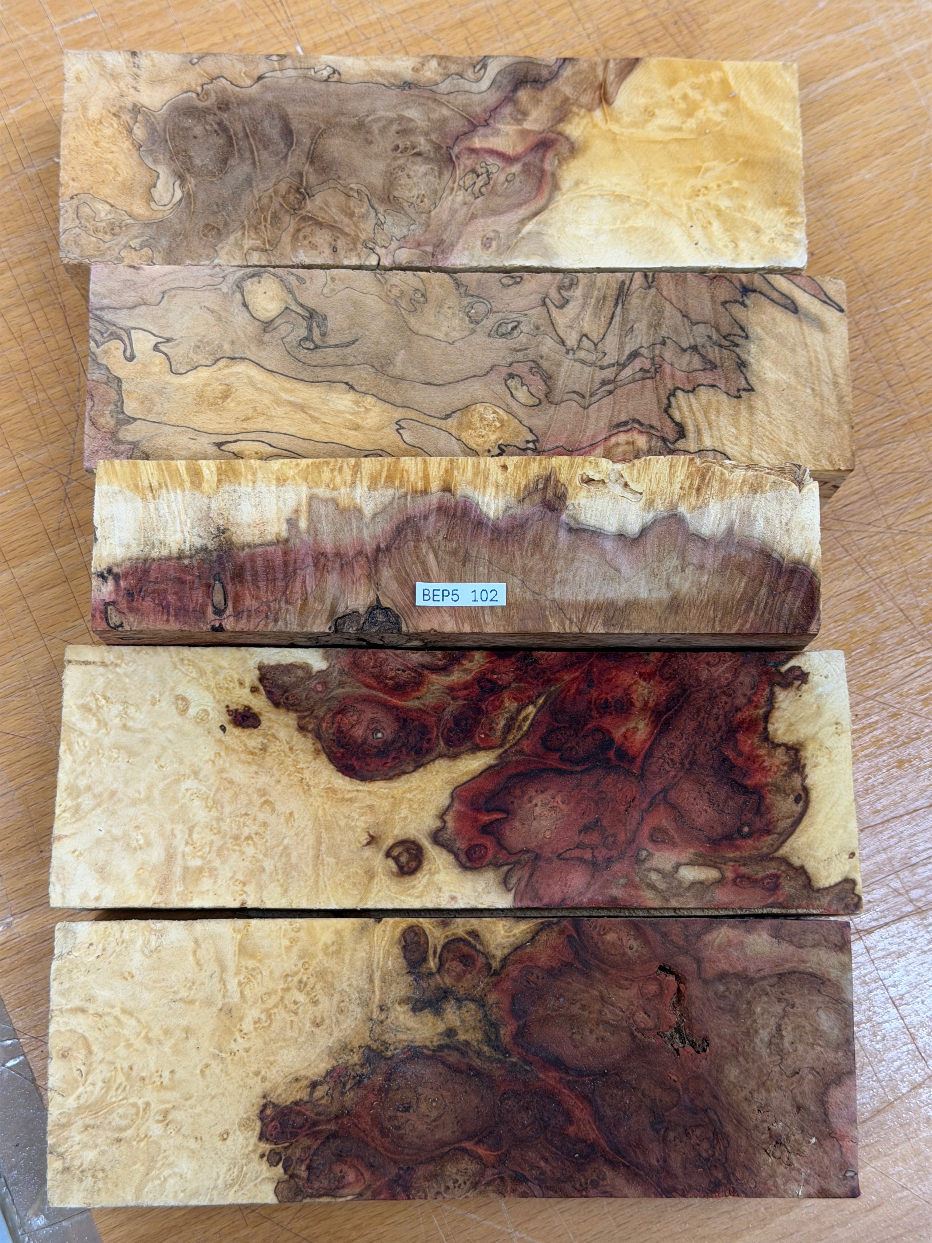 Box Elder Skaftemne 5 pakk- BEP5-102