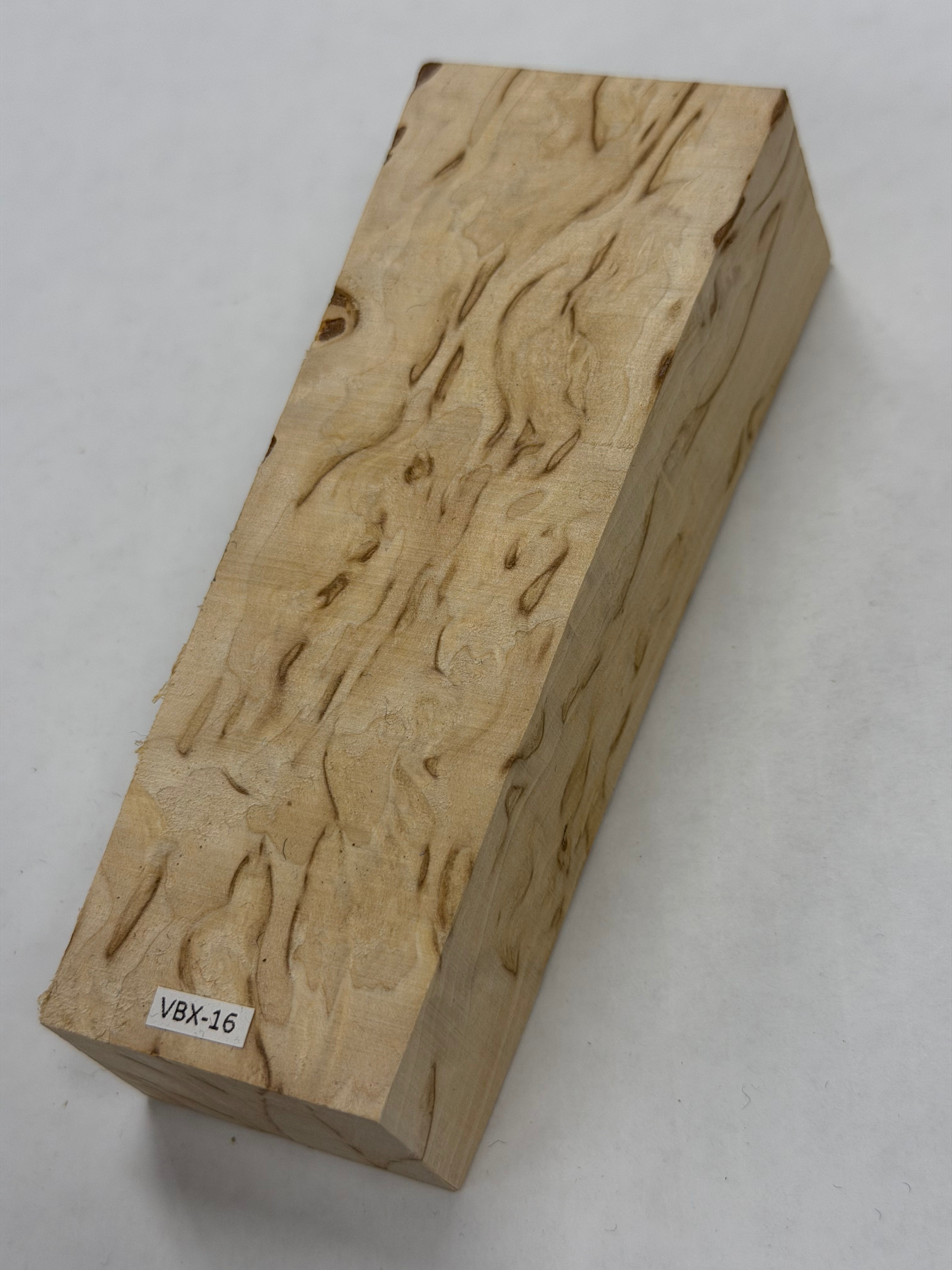 Valbjørk masur birch VBX-16; 29x42x133mm