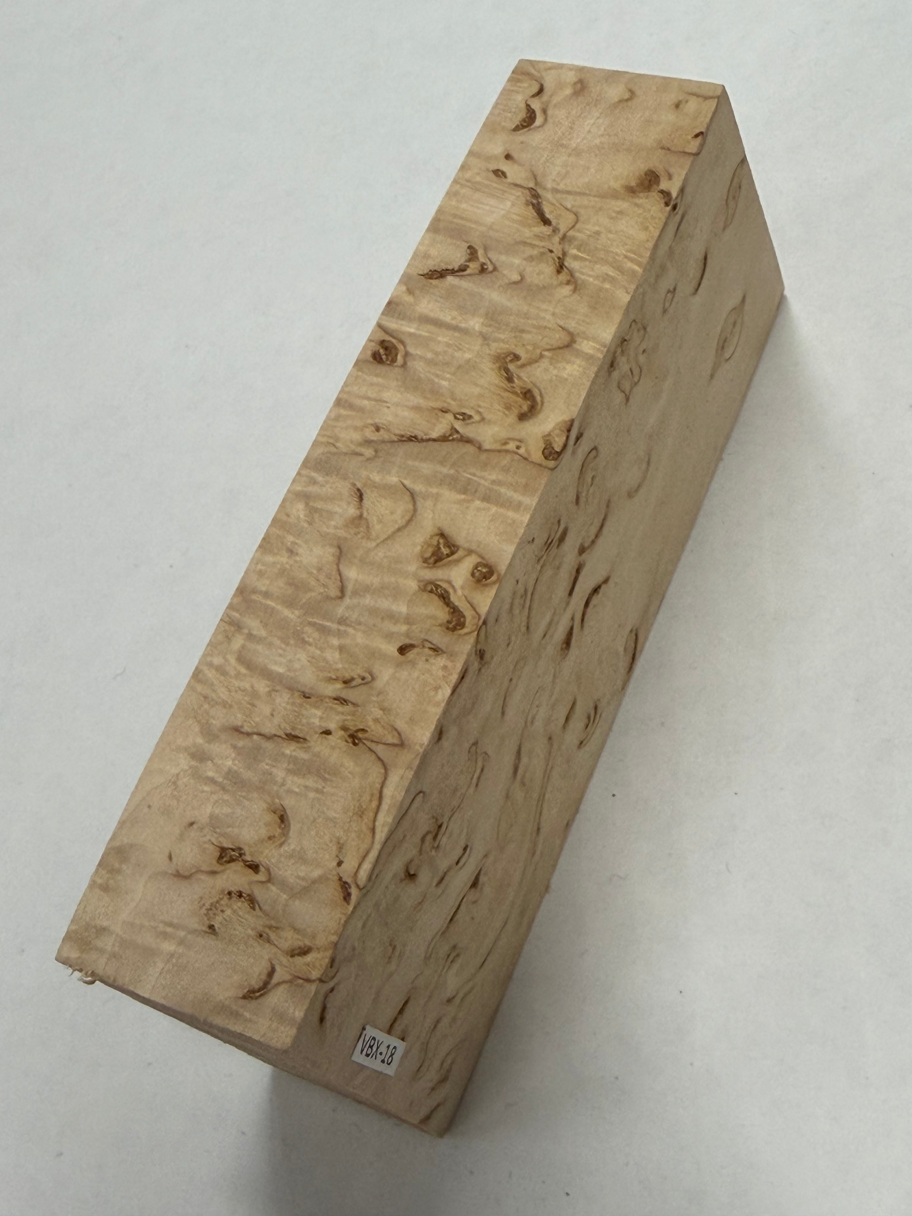 Valbjørk masur björk VBX-18; 27x45x120mm