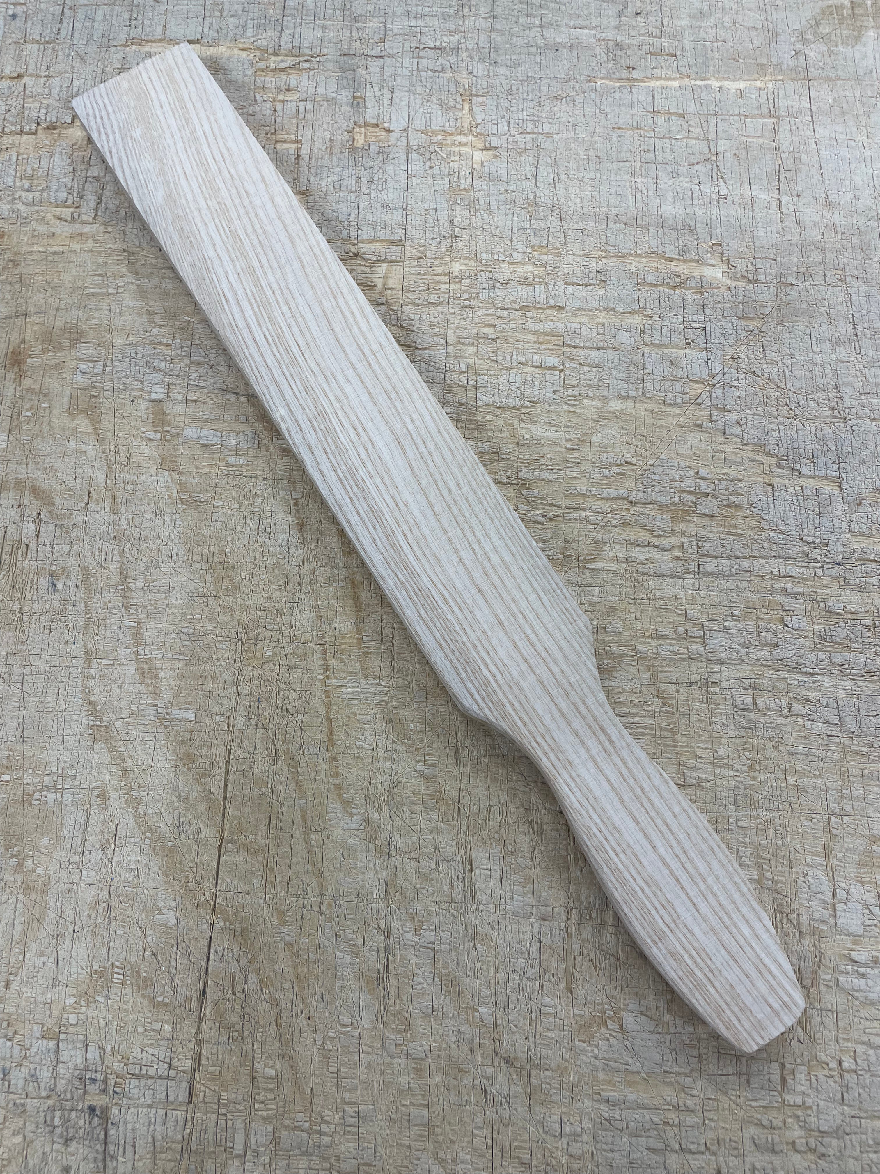 Leather strap handmade large 390x50mm