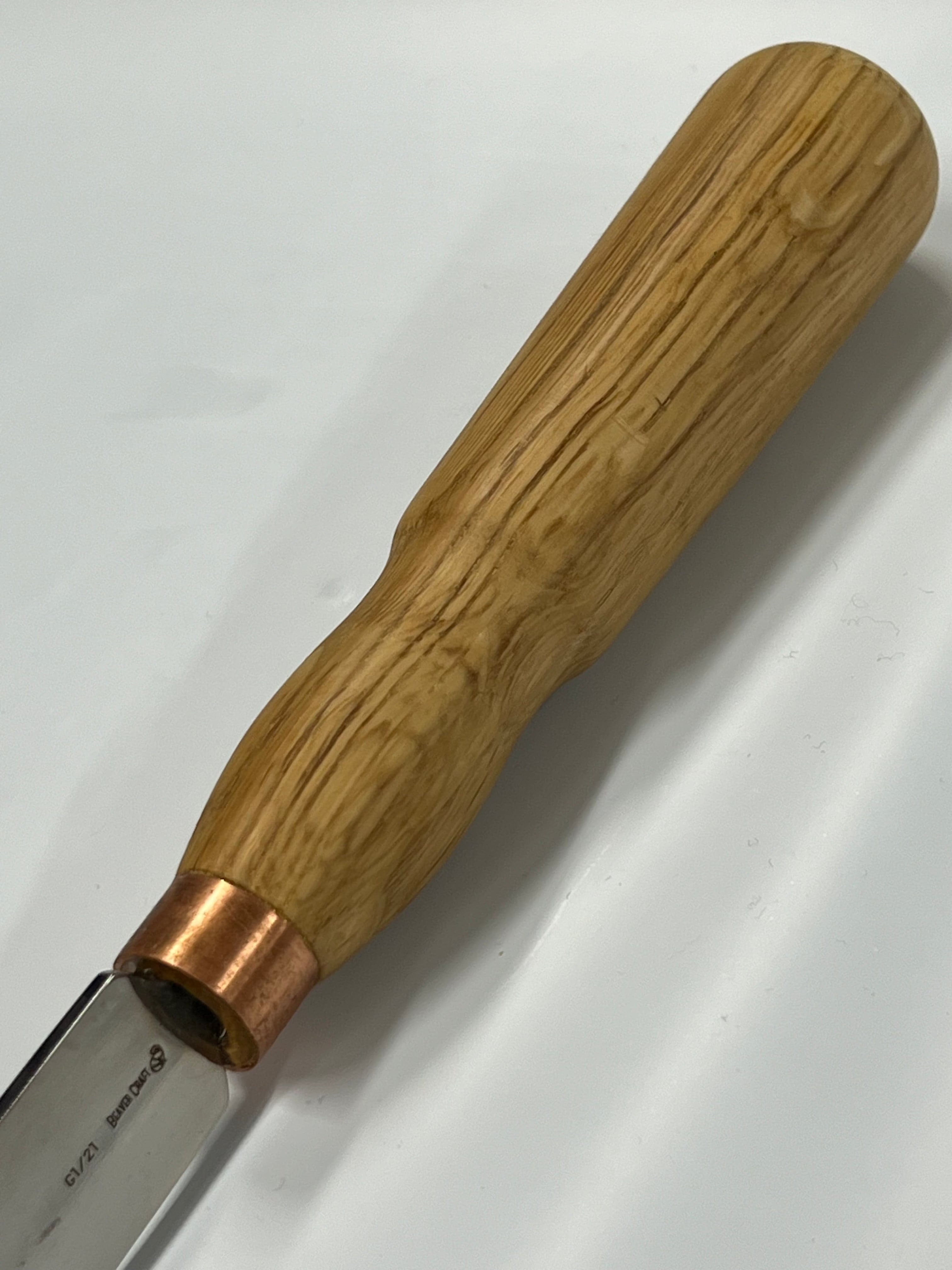 Träsniderijärn 130x21mm rak platt mejsel