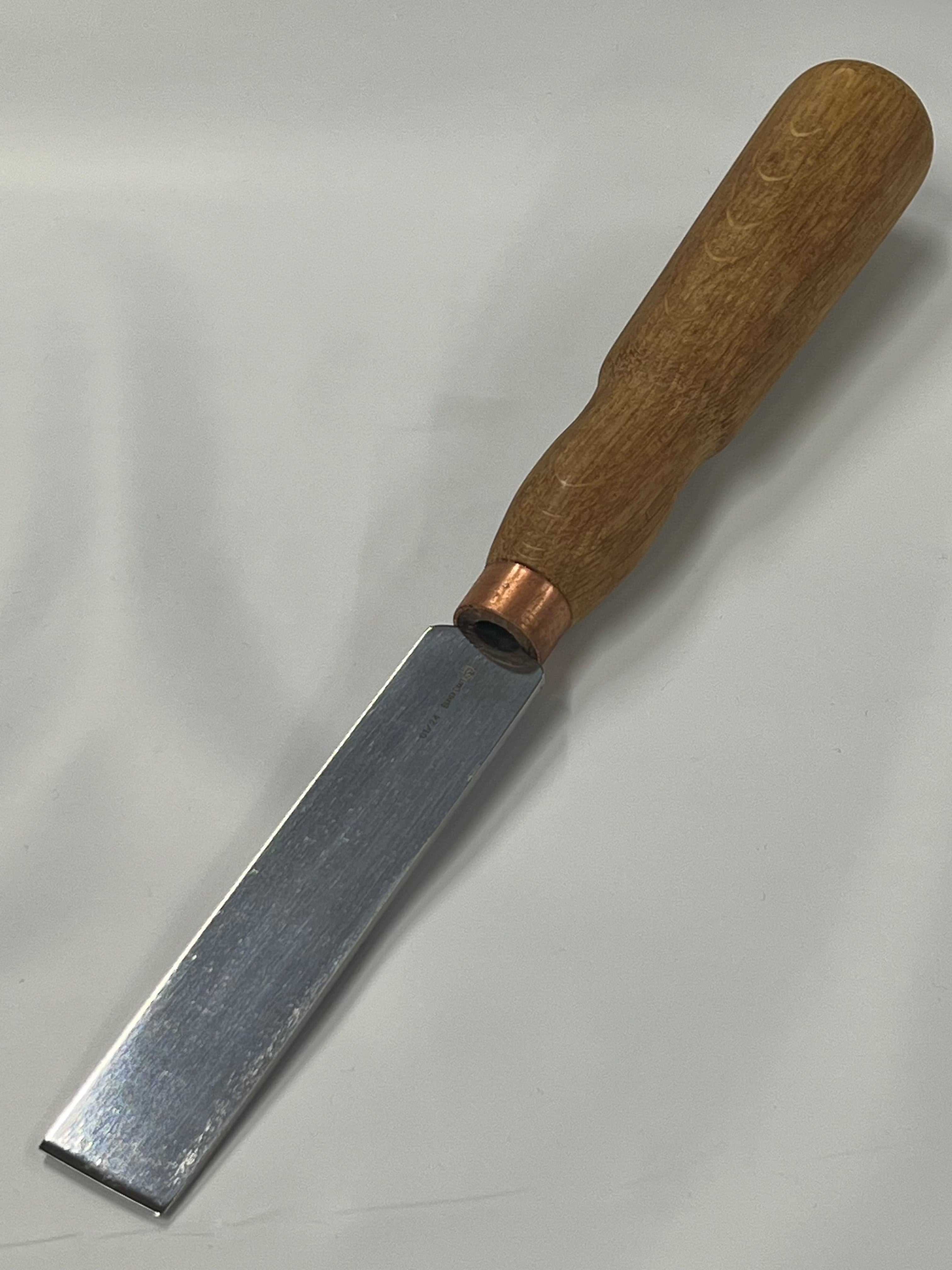 Träsniderijärn 130x24mm rak platt mejsel