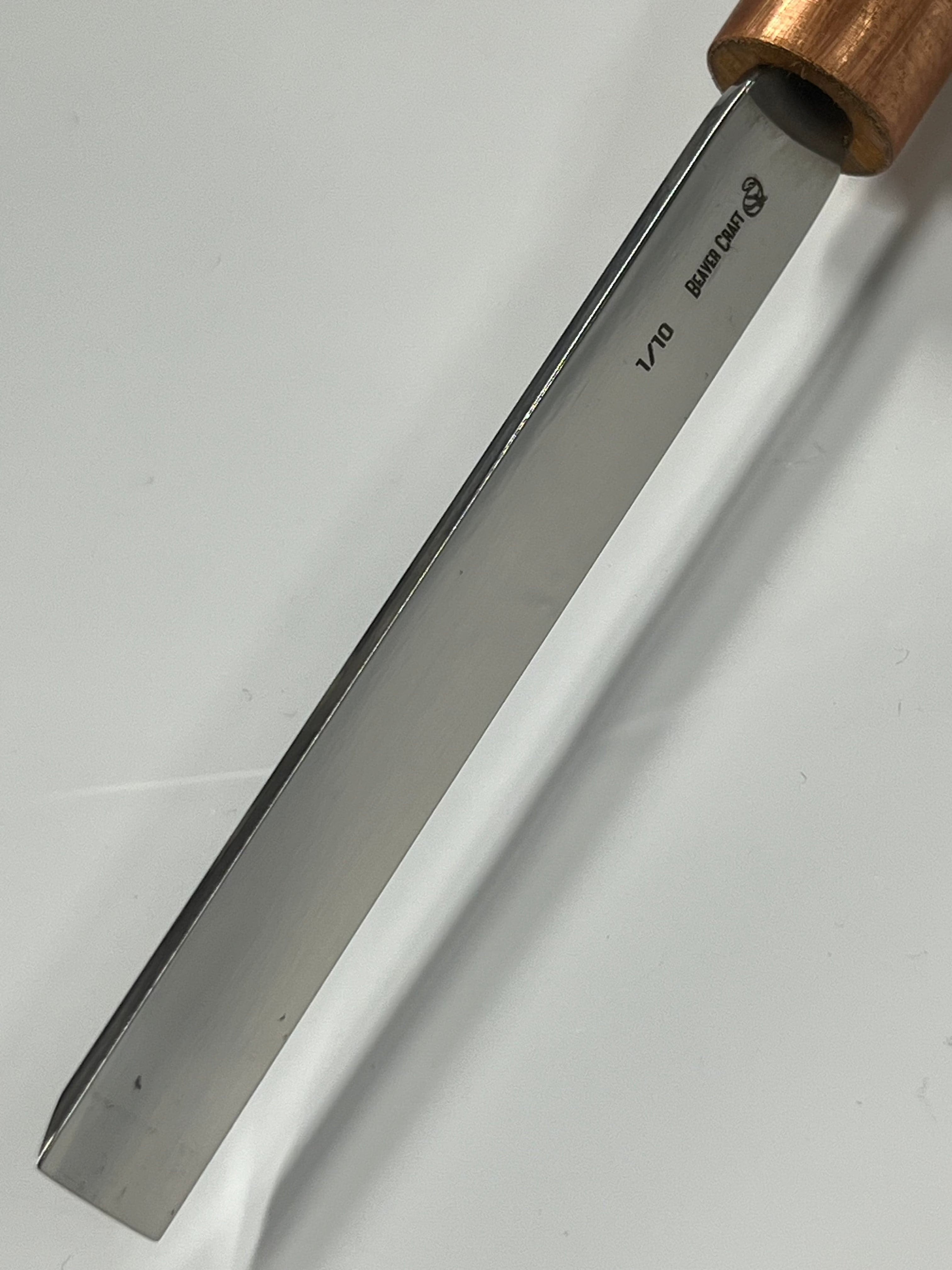 Träsniderijärn 80x10mm rak platt mejsel K1/10