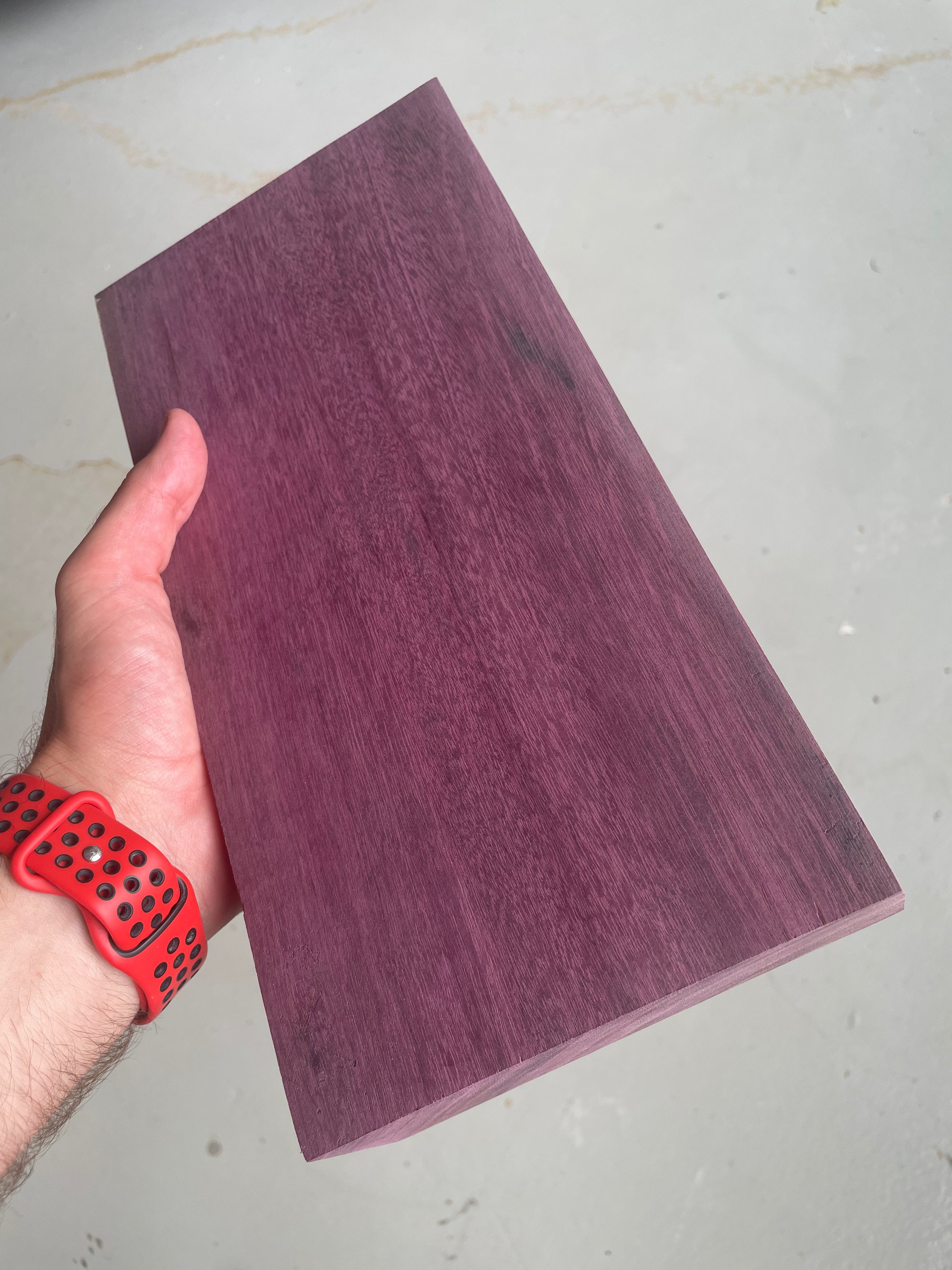 Purpleheart Stort blankt 55x155x300mm