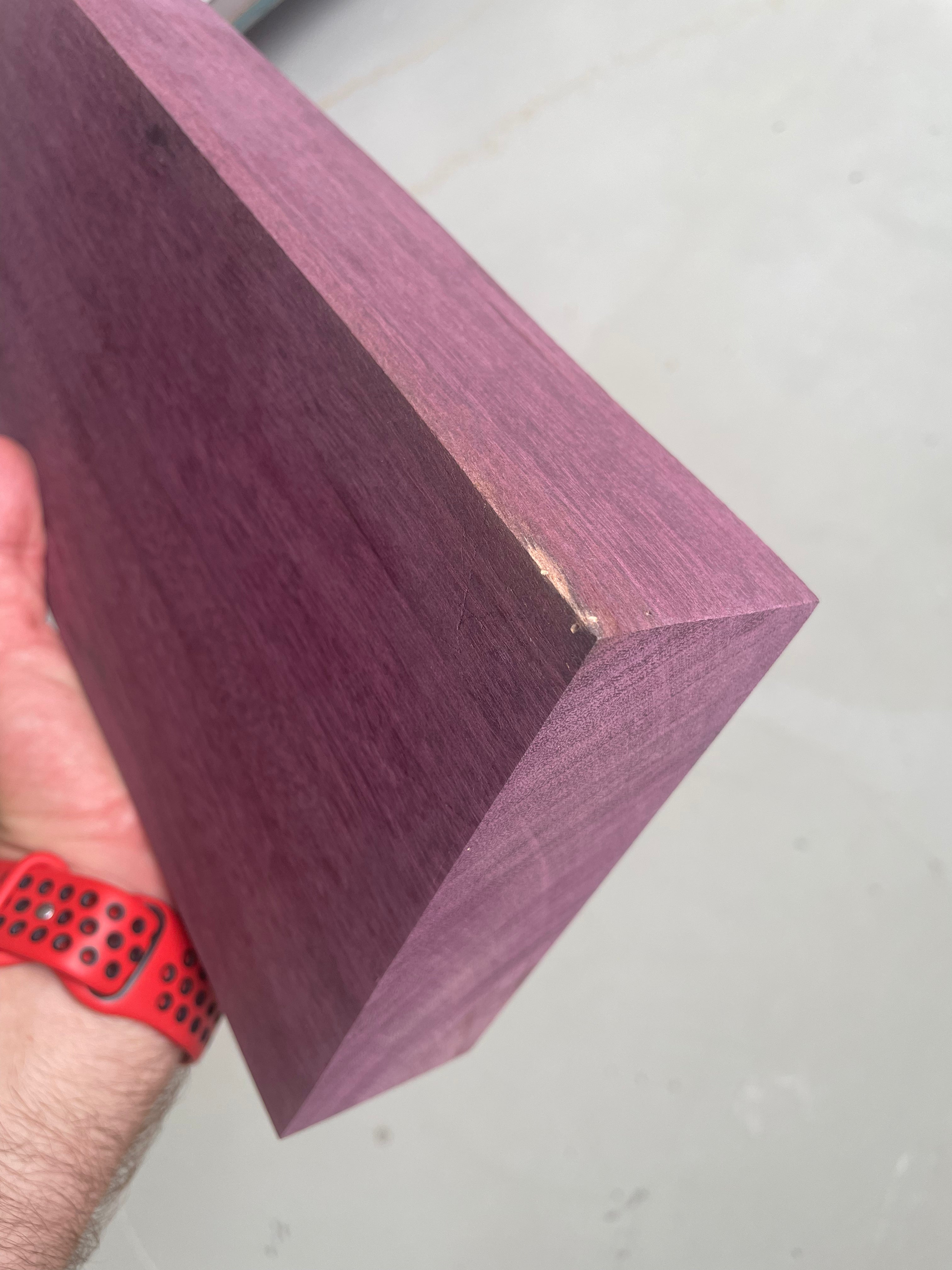 Purpleheart Stort blankt 55x155x300mm