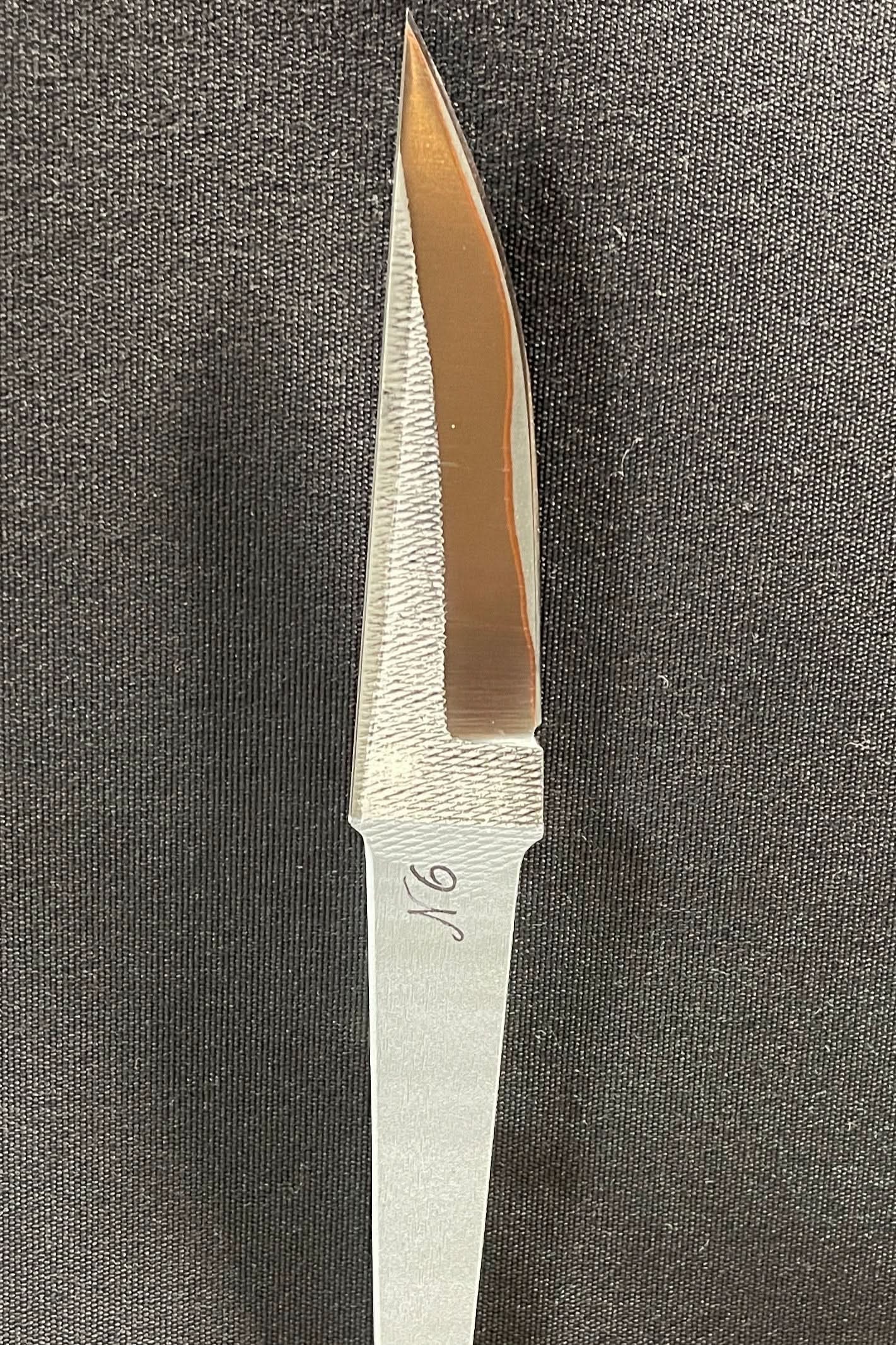 Handsmidd laminerad knivblad - Koppar San Mai - Vladyslav Chulan VCSM Nr 6
