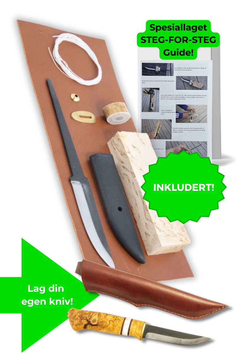Knivtillverkningssats för nybörjare: Allt du behöver för att tillverka din egen specialkniv