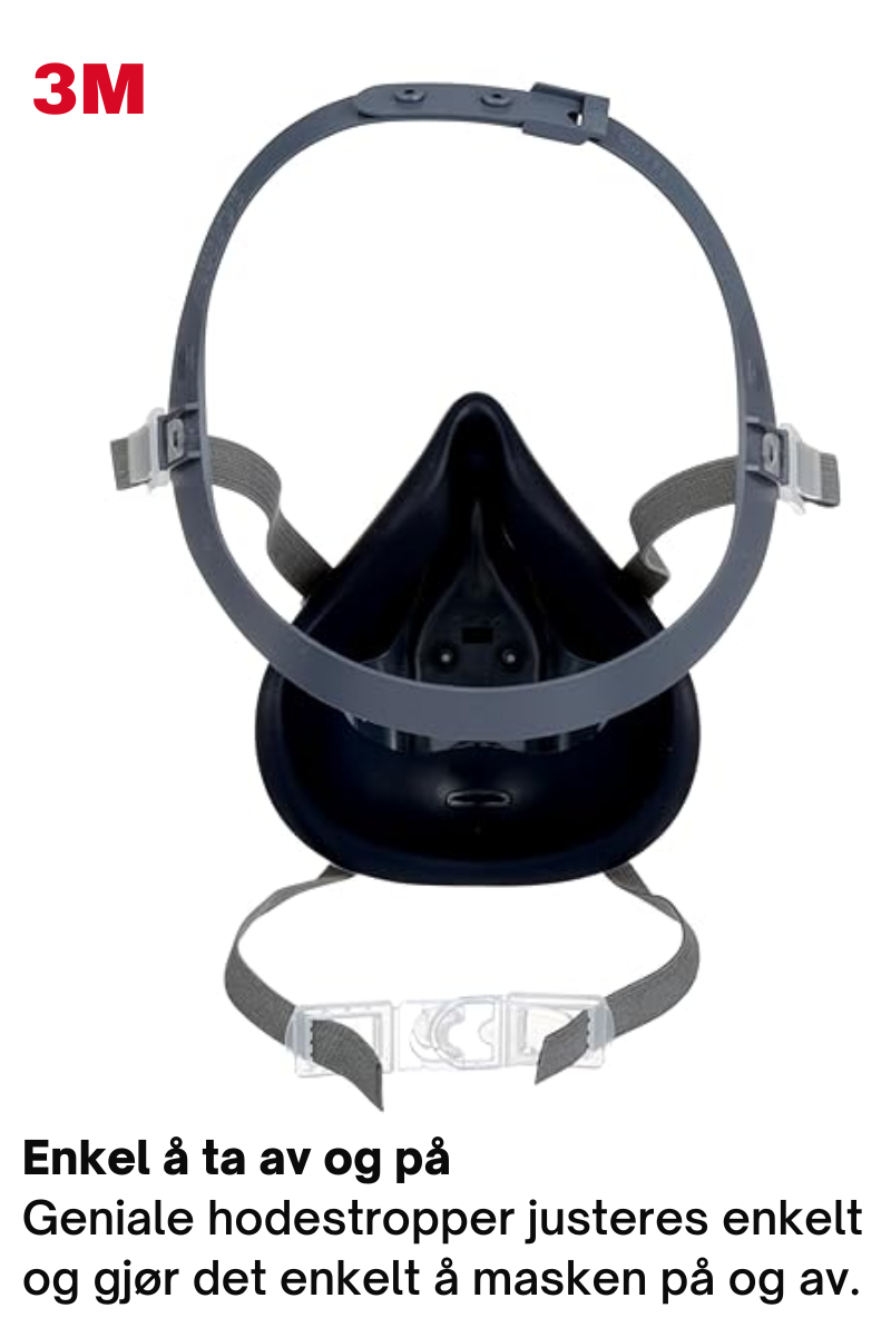 Damm-/ång-/gasmask - Halvmask 3M™ 7500