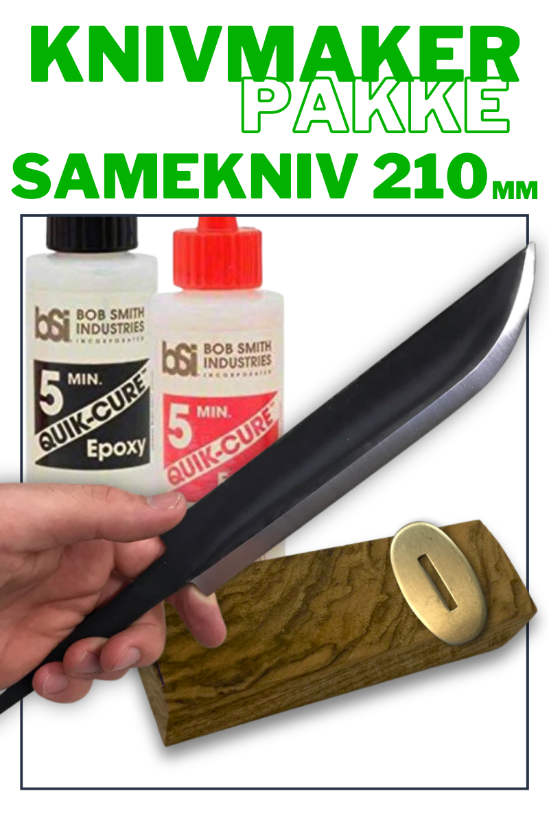 Startpaket Samekniv 210 – Nybörjarset för knivtillverkning