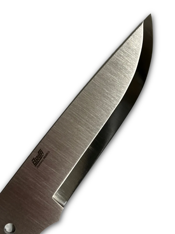 Brisa Trapper 95 Scandi N690 knivblad i rostfritt stål