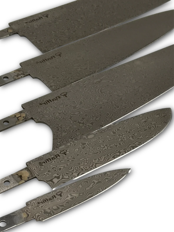 Damask skandinavisk kökskniv