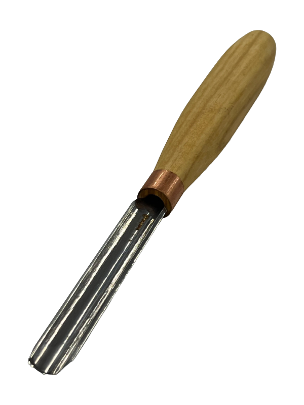 Träsniderijärn 80x10mm rak rundad mejsel K9/10