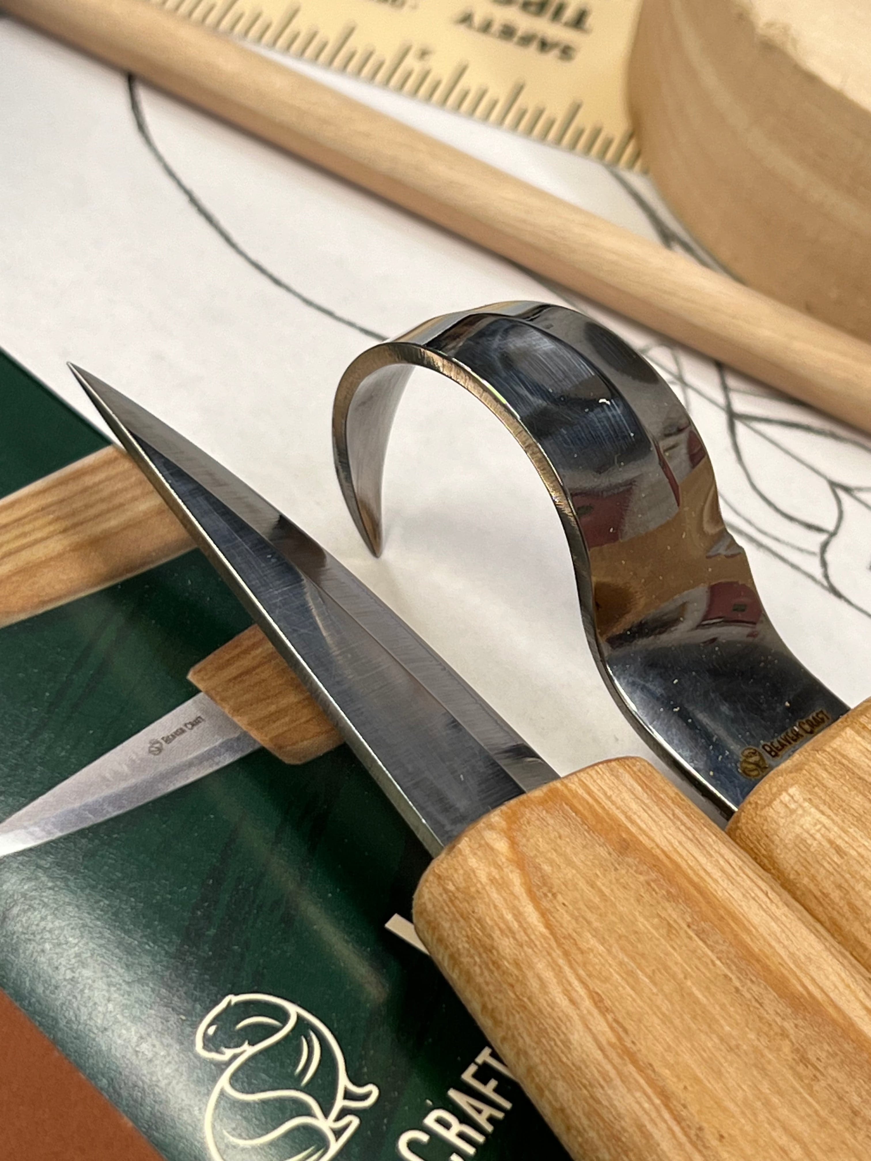 Wood Carving Kit DIY04 Love Spoon