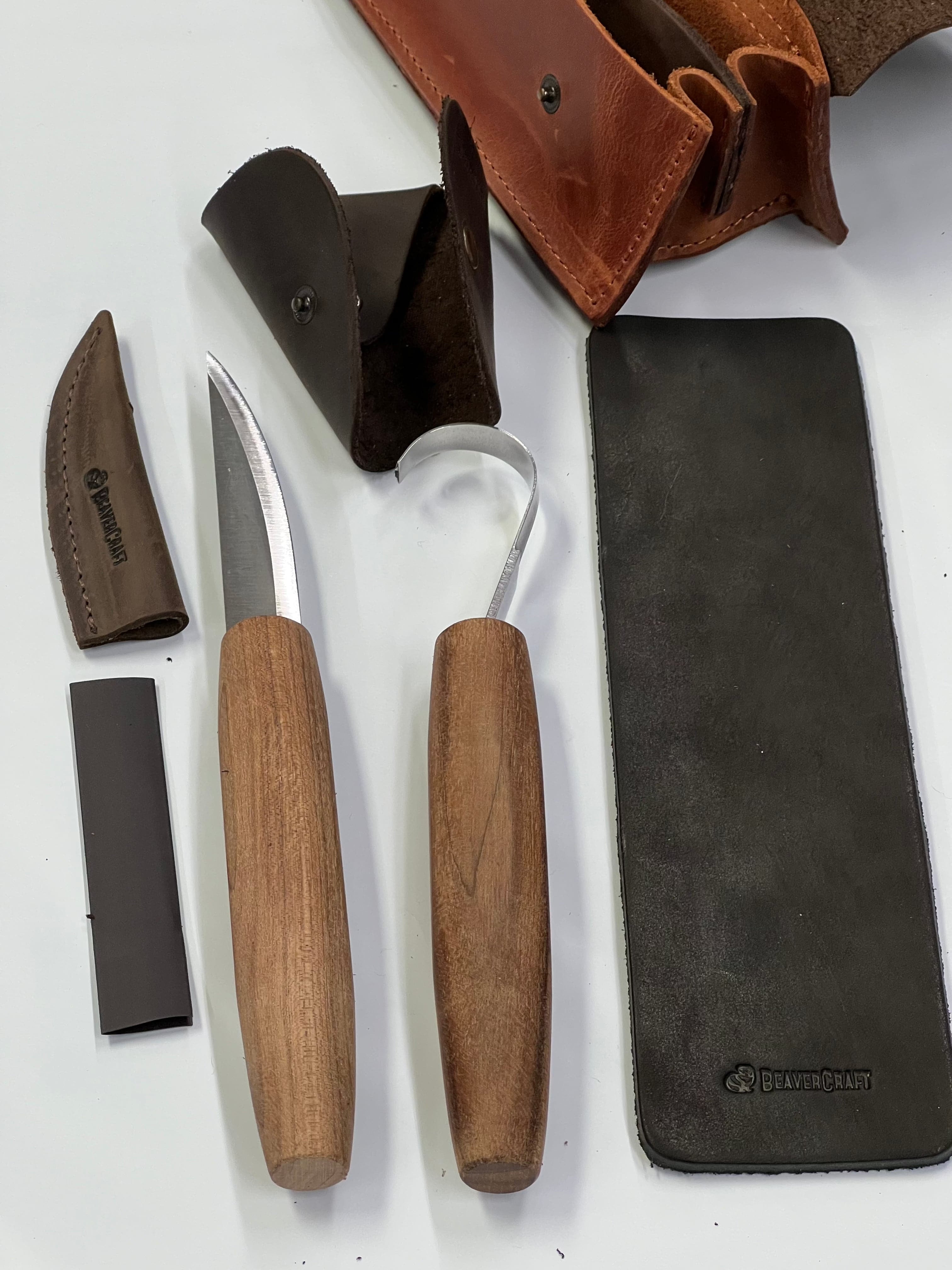 Läderträsnideri-set S01X Beaver Craft
