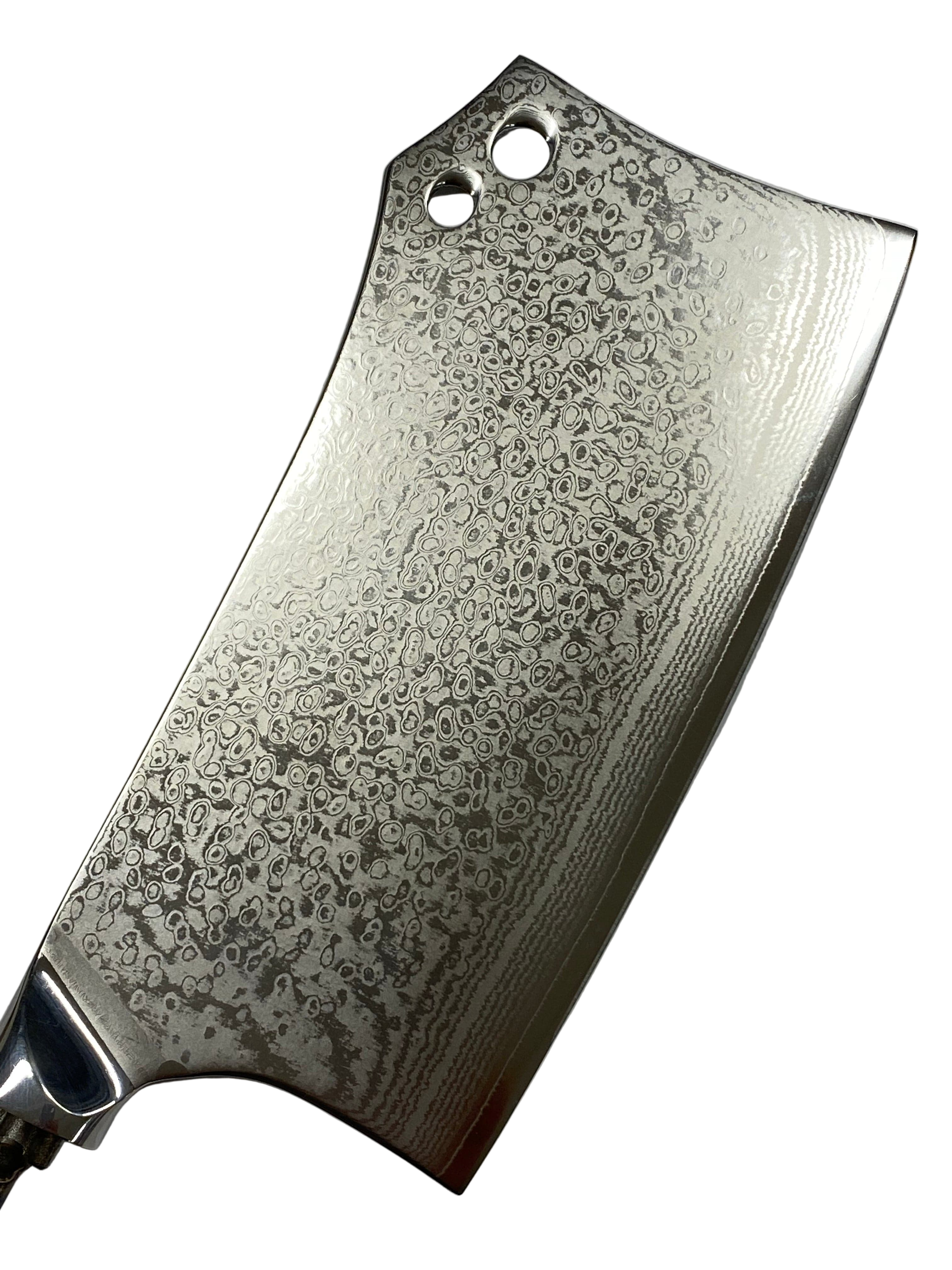 Cleaver - AUS10 Damask Kockkniv 7"