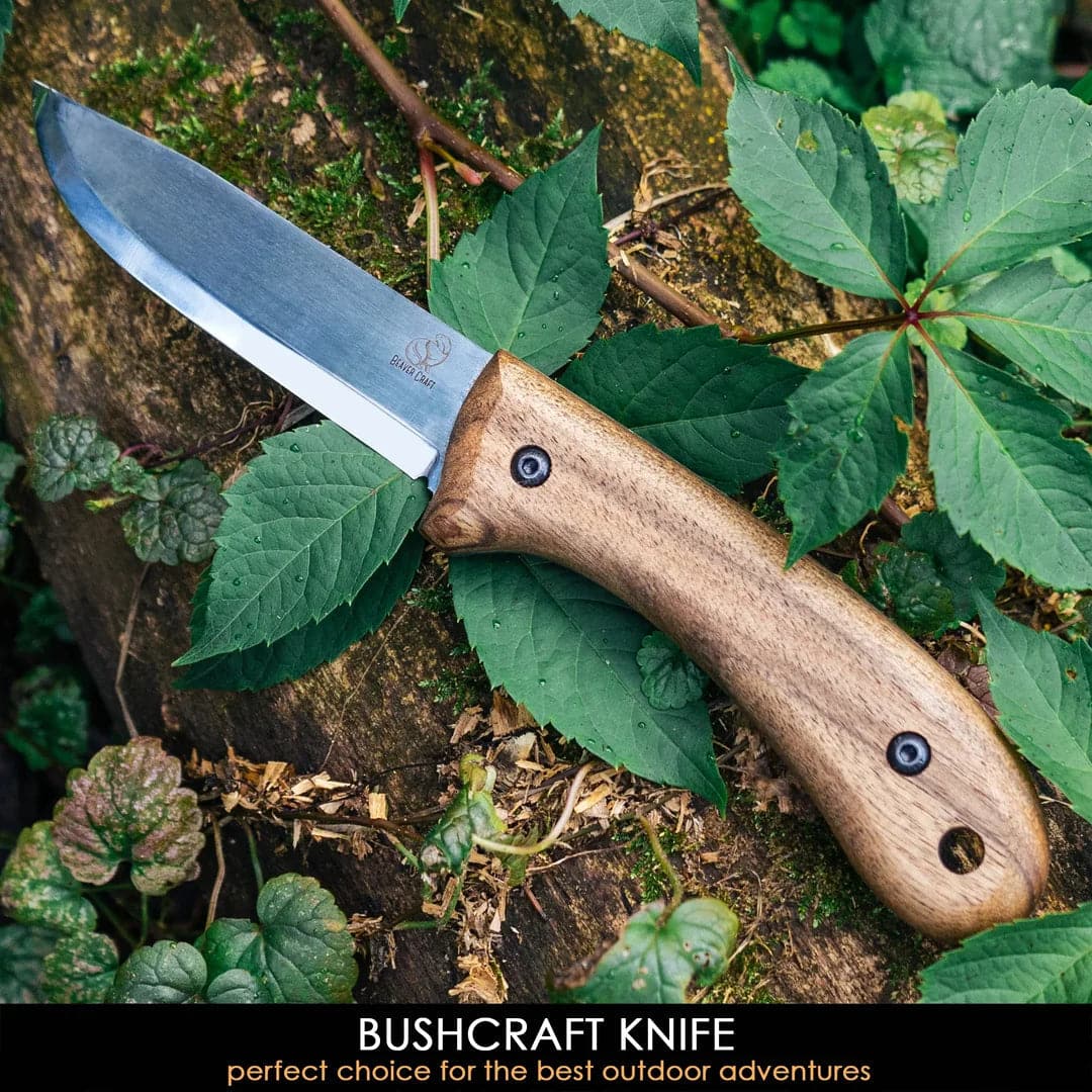 BSH2 Glacier Bushcraft-kniv med slida