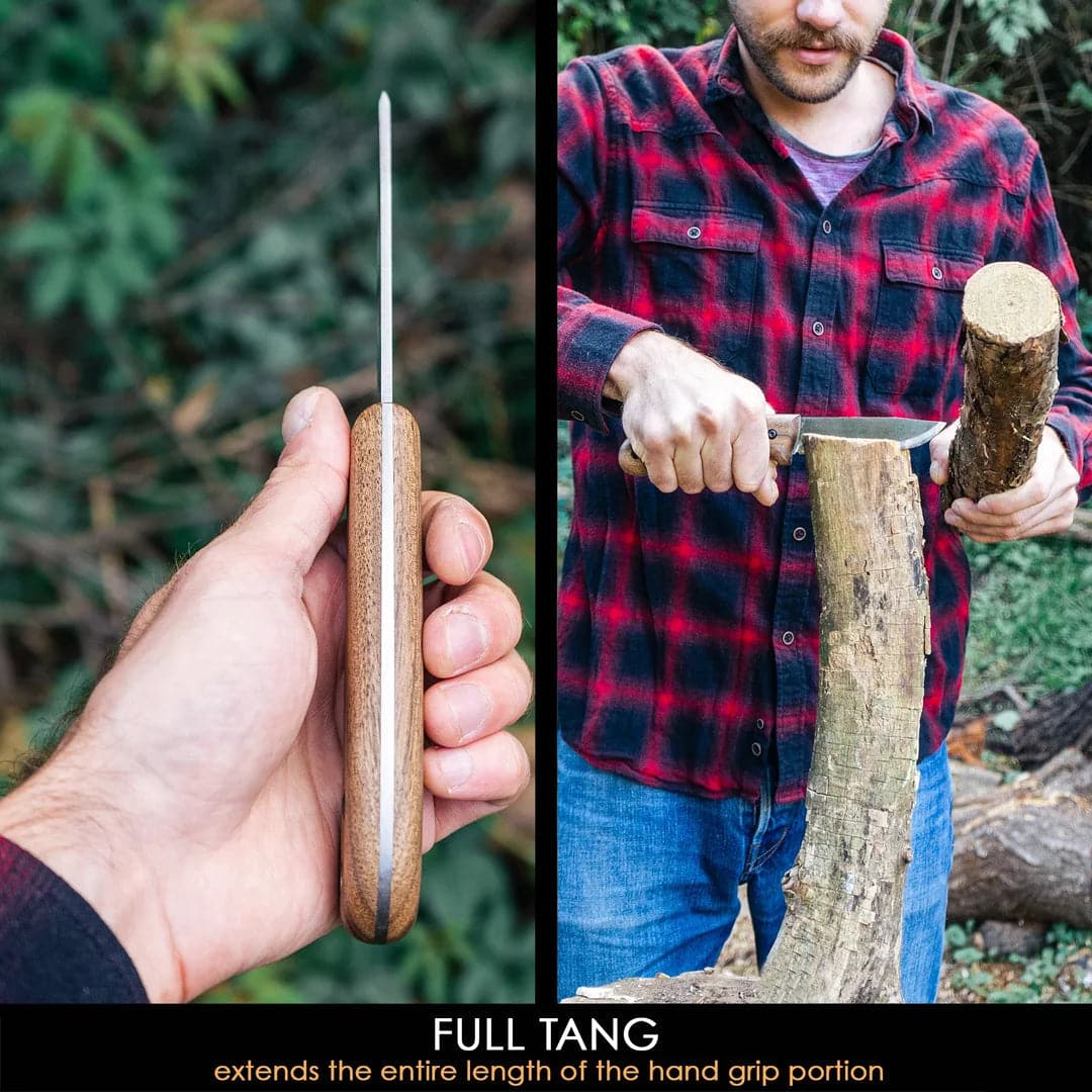 BSH2 Glacier Bushcraft-kniv med slida