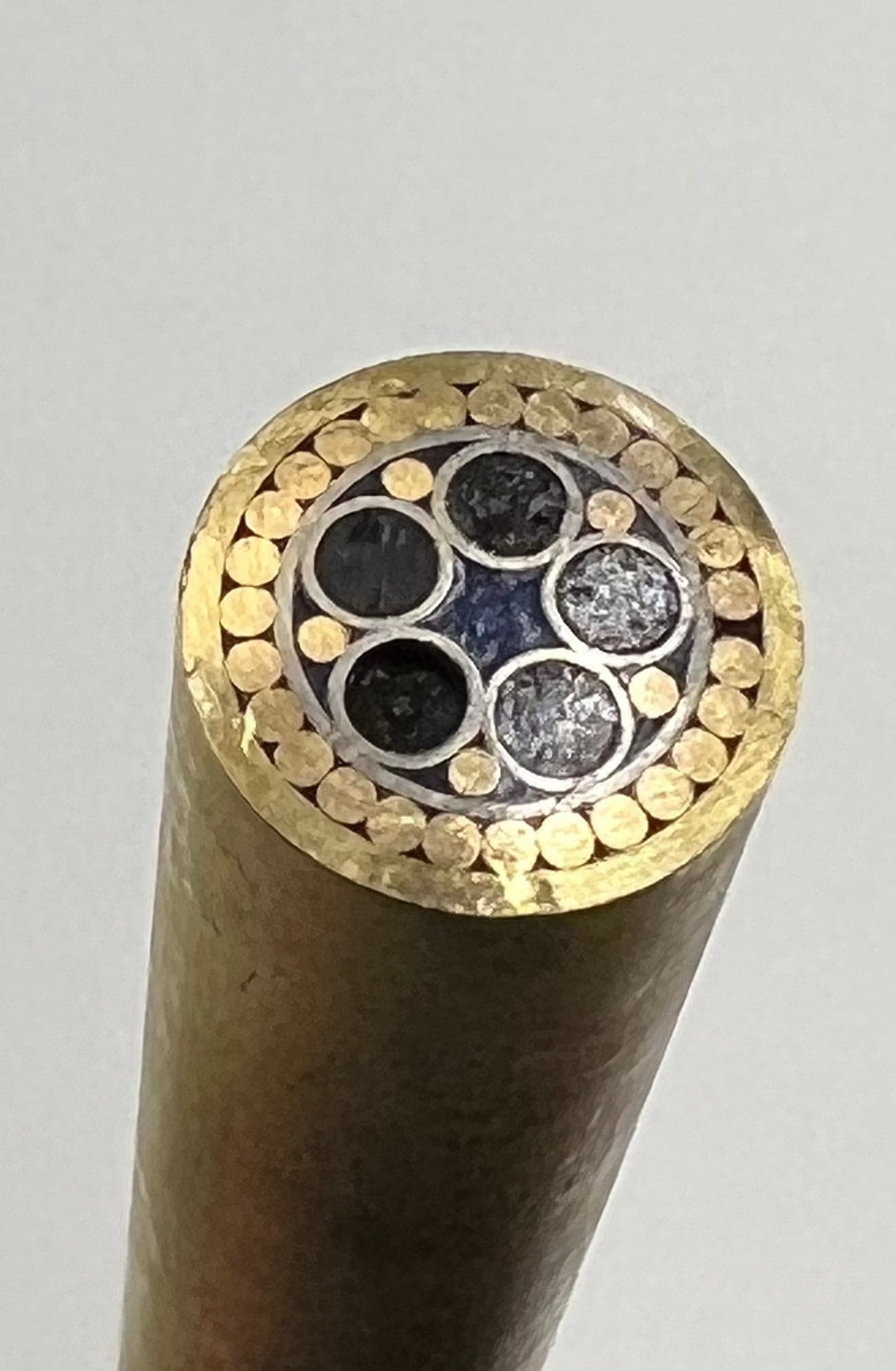 Mosaic pin 9.5mm Shaft decoration