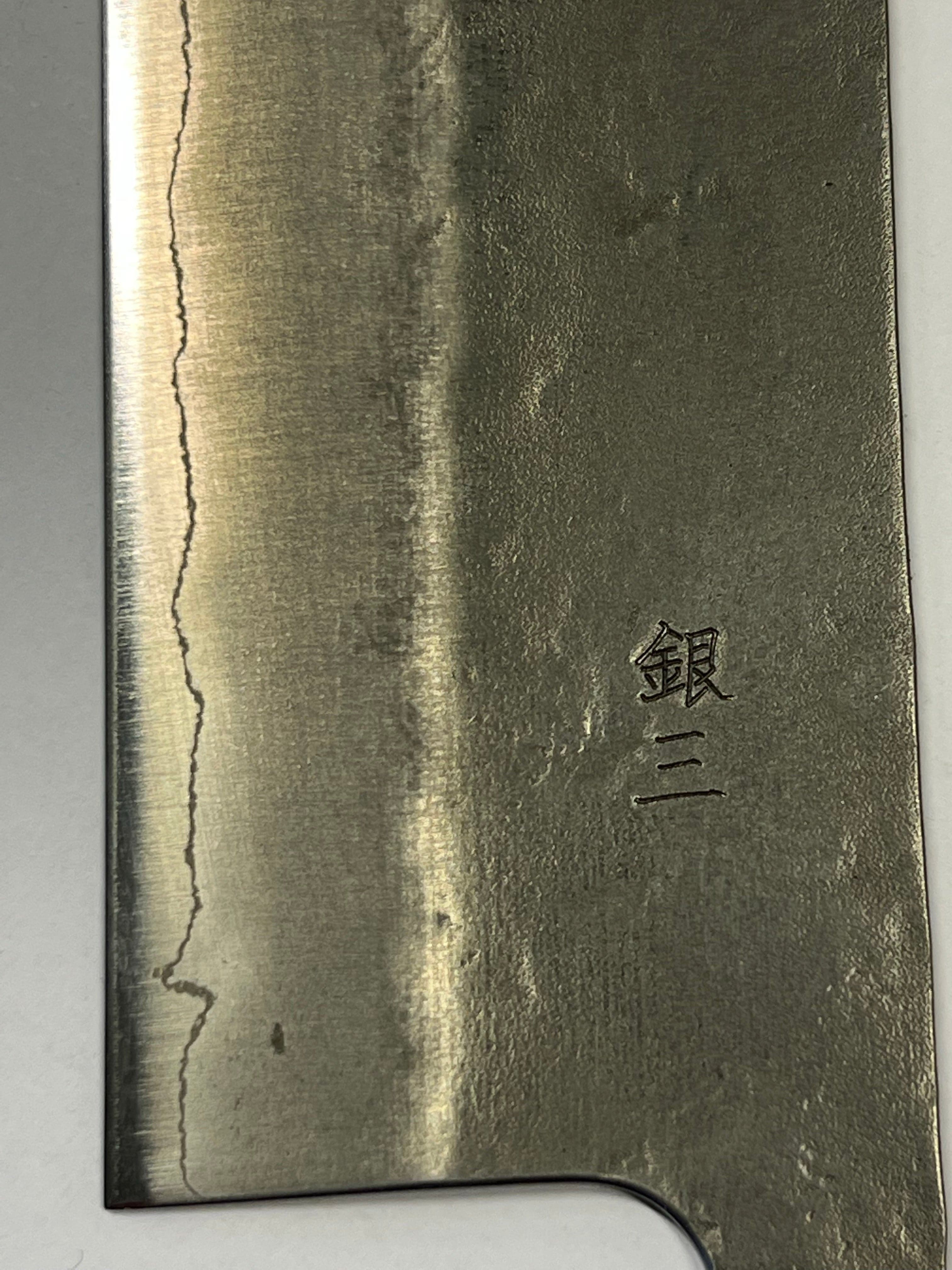 Nakiri 165 Silver3 japanskt handsmidet knivblad