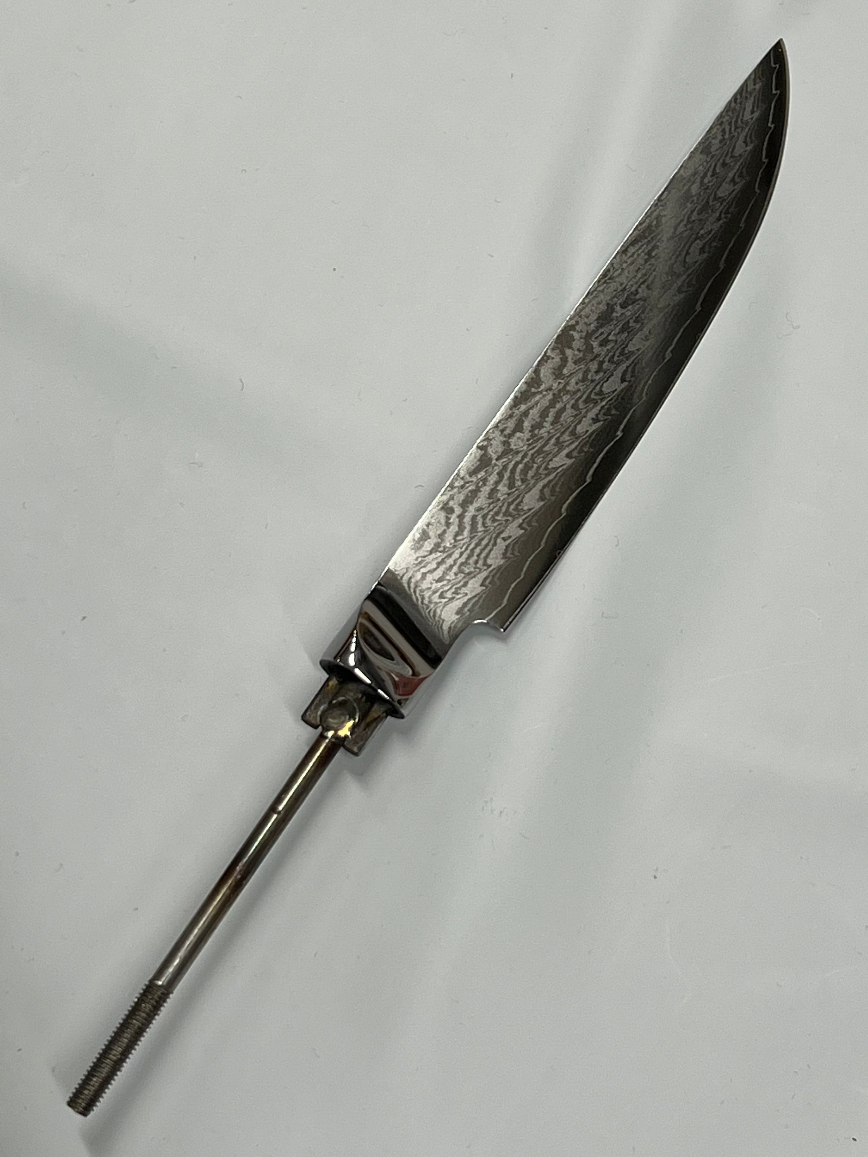 Steakknivblad 5" (143 mm) - AUS10 Damask kockkniv