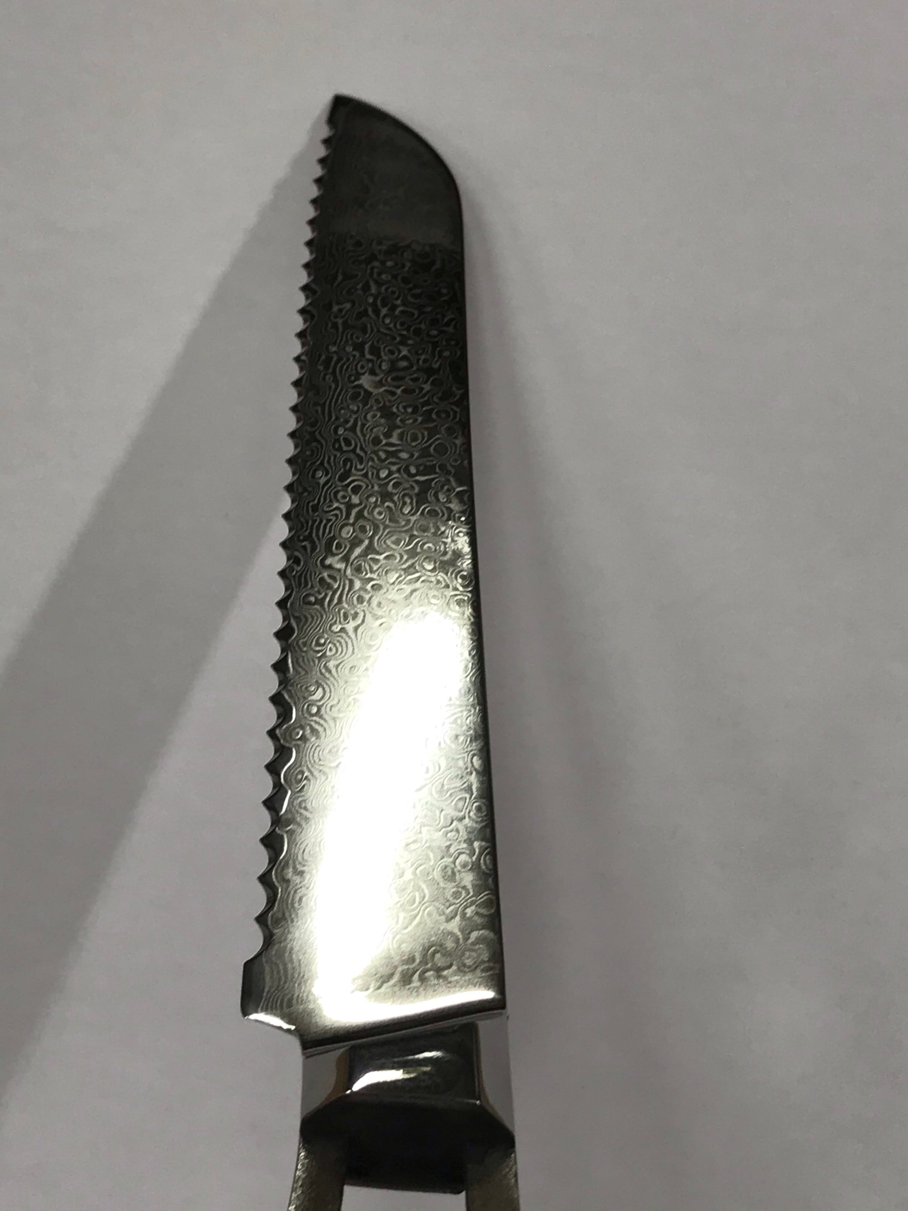 Brödknivsblad - VG10 Damask kockkniv