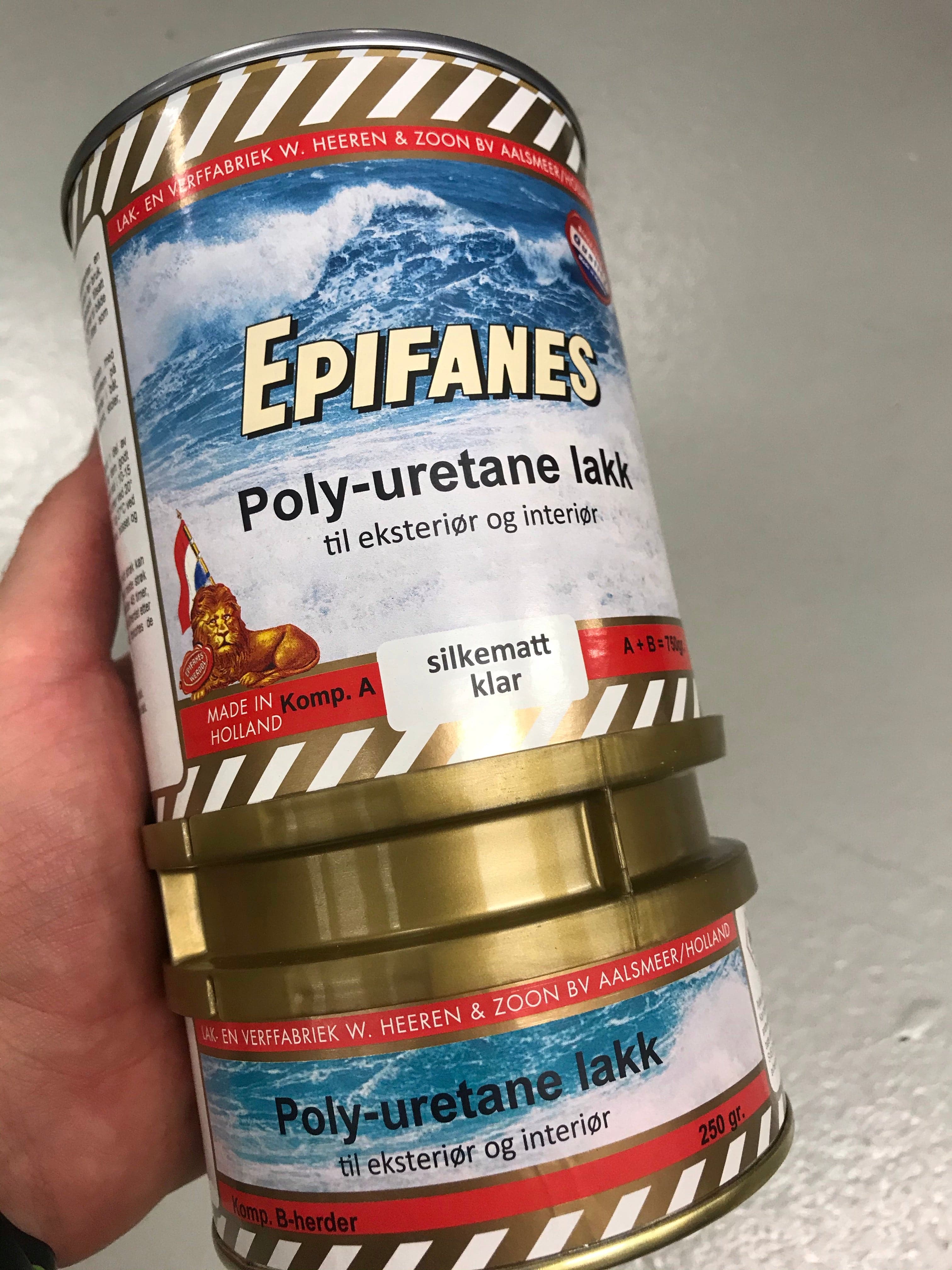 Polyuretanlack Klar Epifanes 750 gr