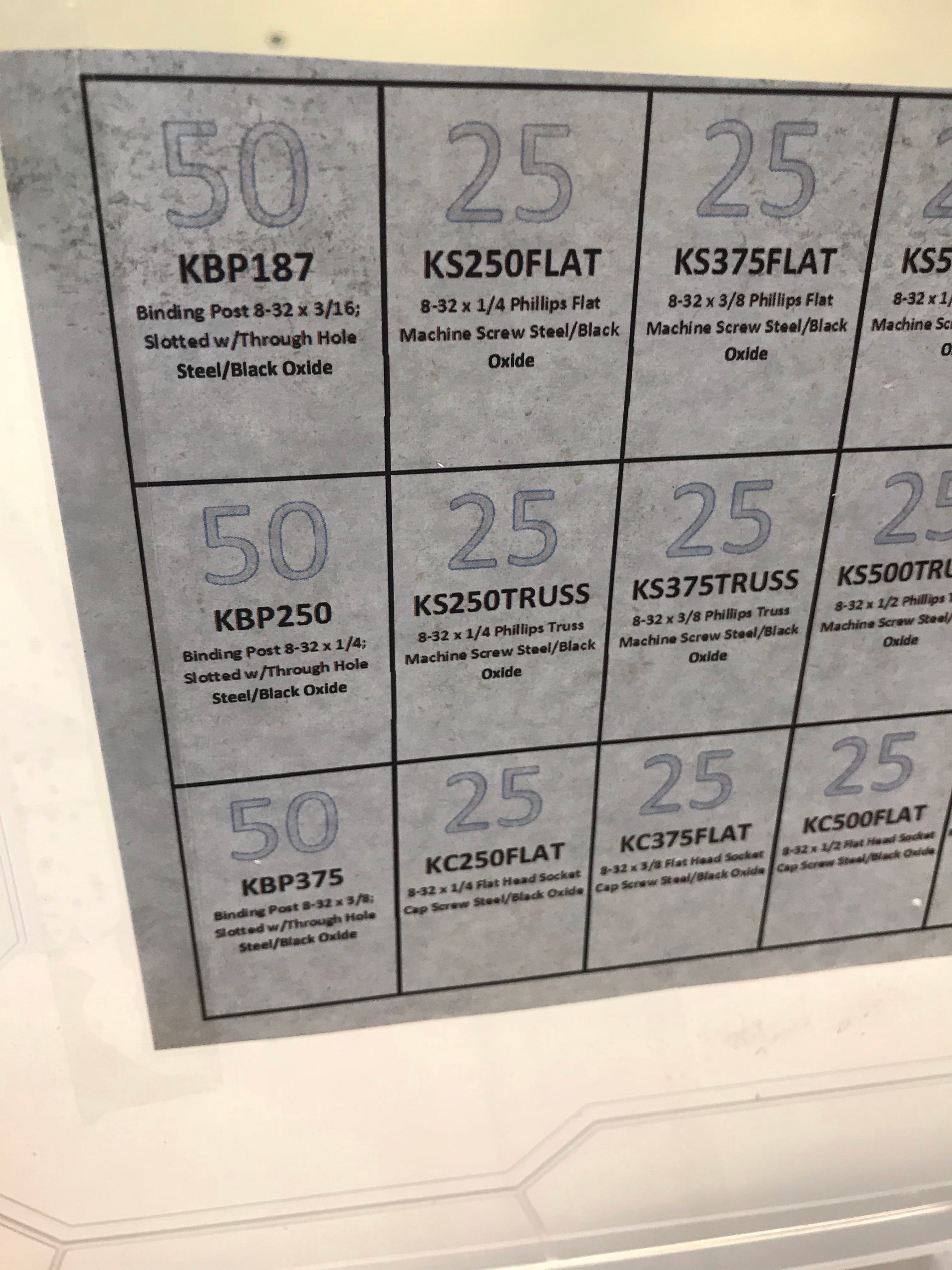 Hårdvarusats för Kydex-slidor