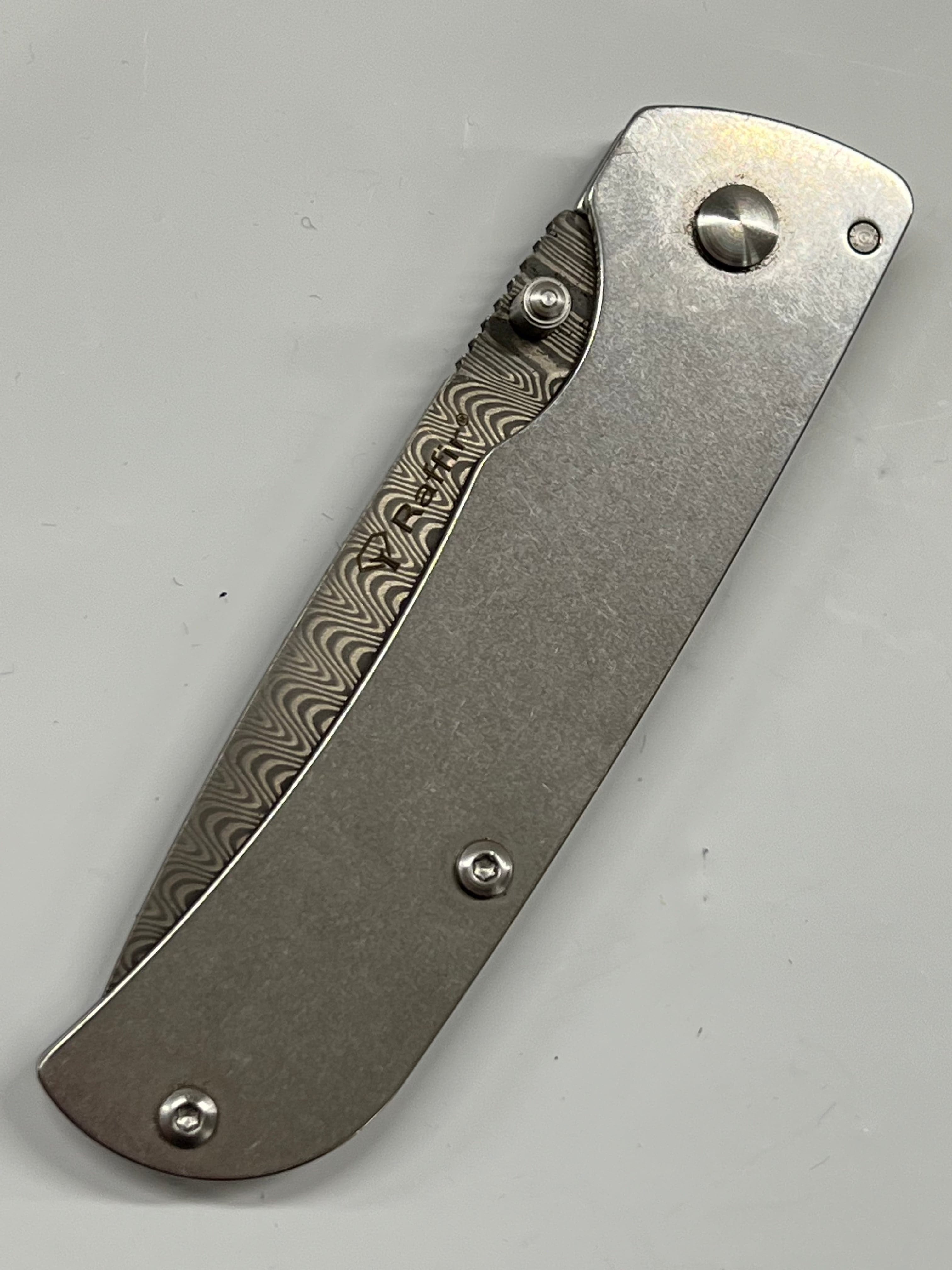 Gentleman Folding knife set Ladder damask