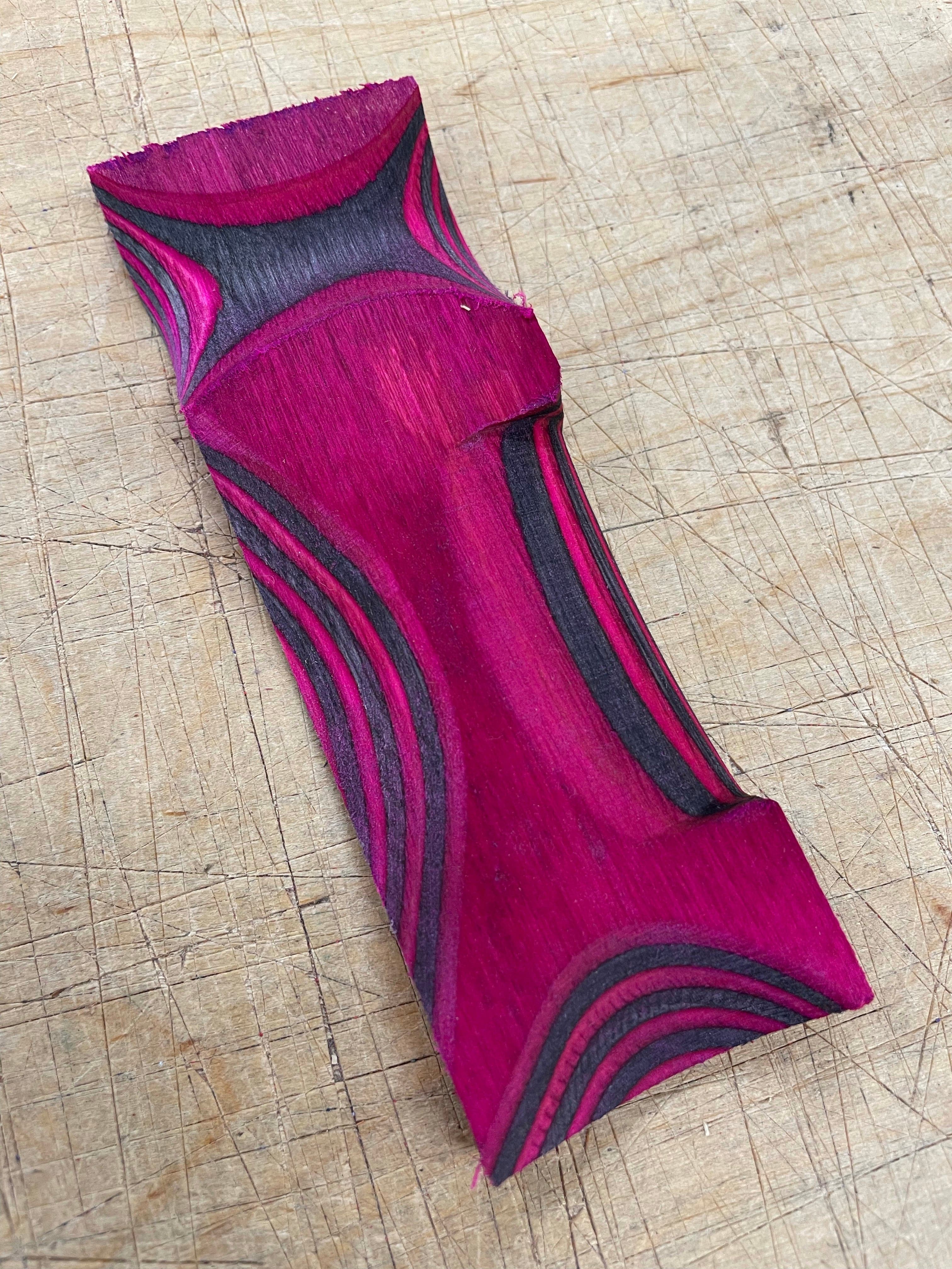 Lawood Blokk - Laminated and colored shaft blank